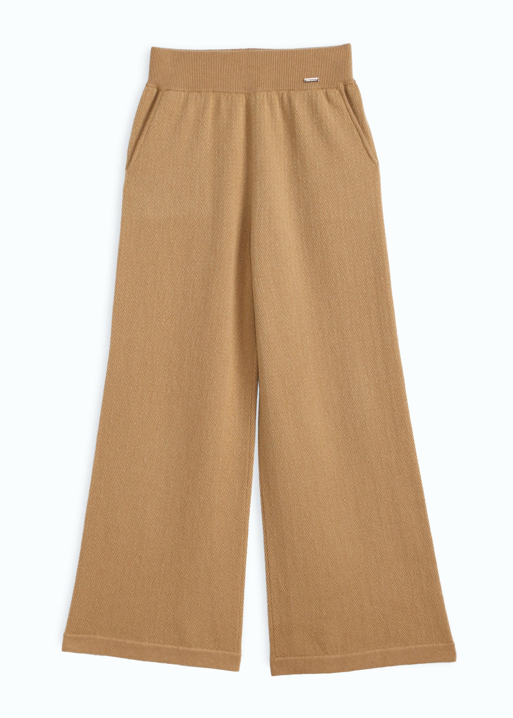 Arioso Wide-Leg Cashmere Trousers
