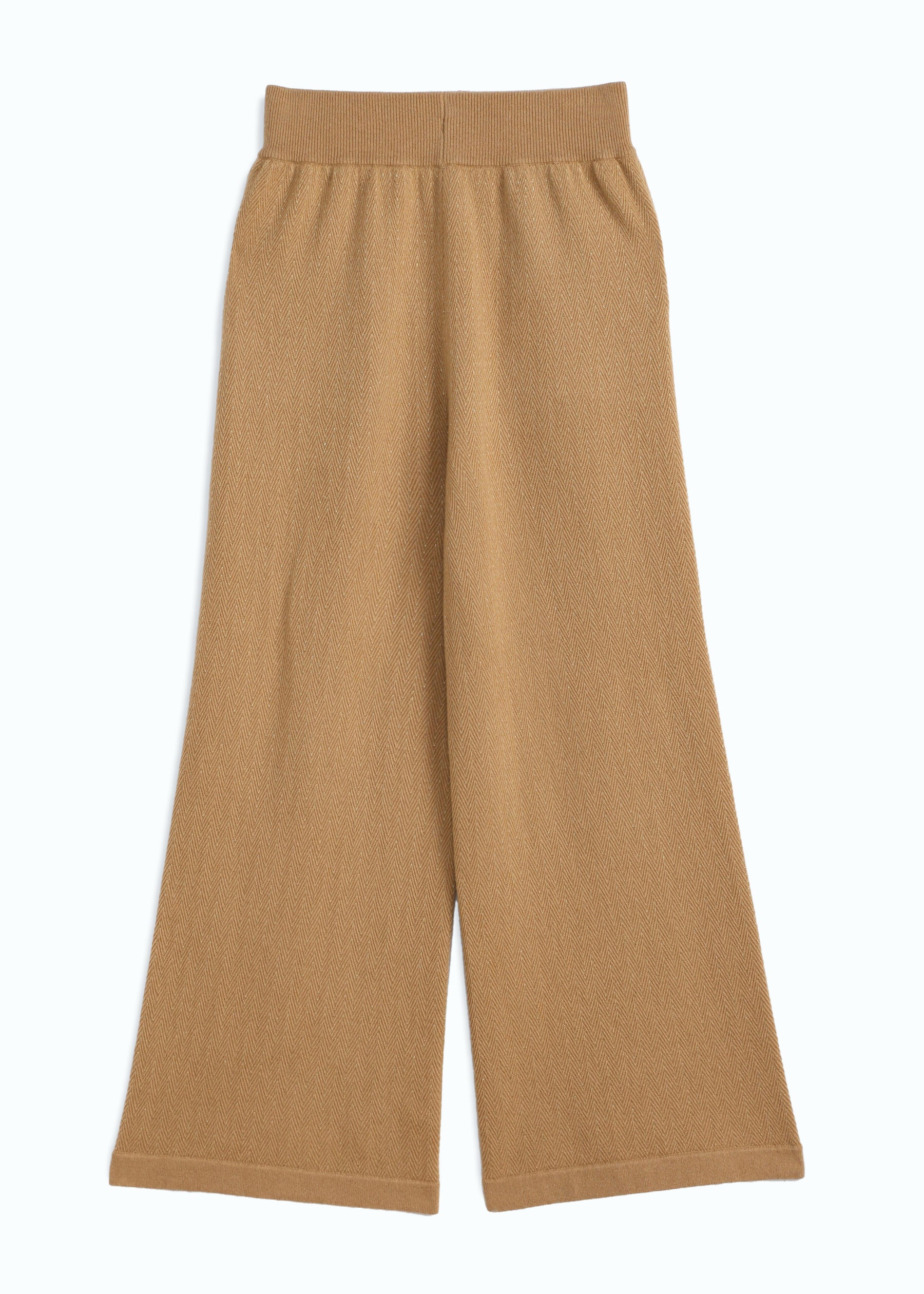 Arioso Wide-Leg Cashmere Trousers