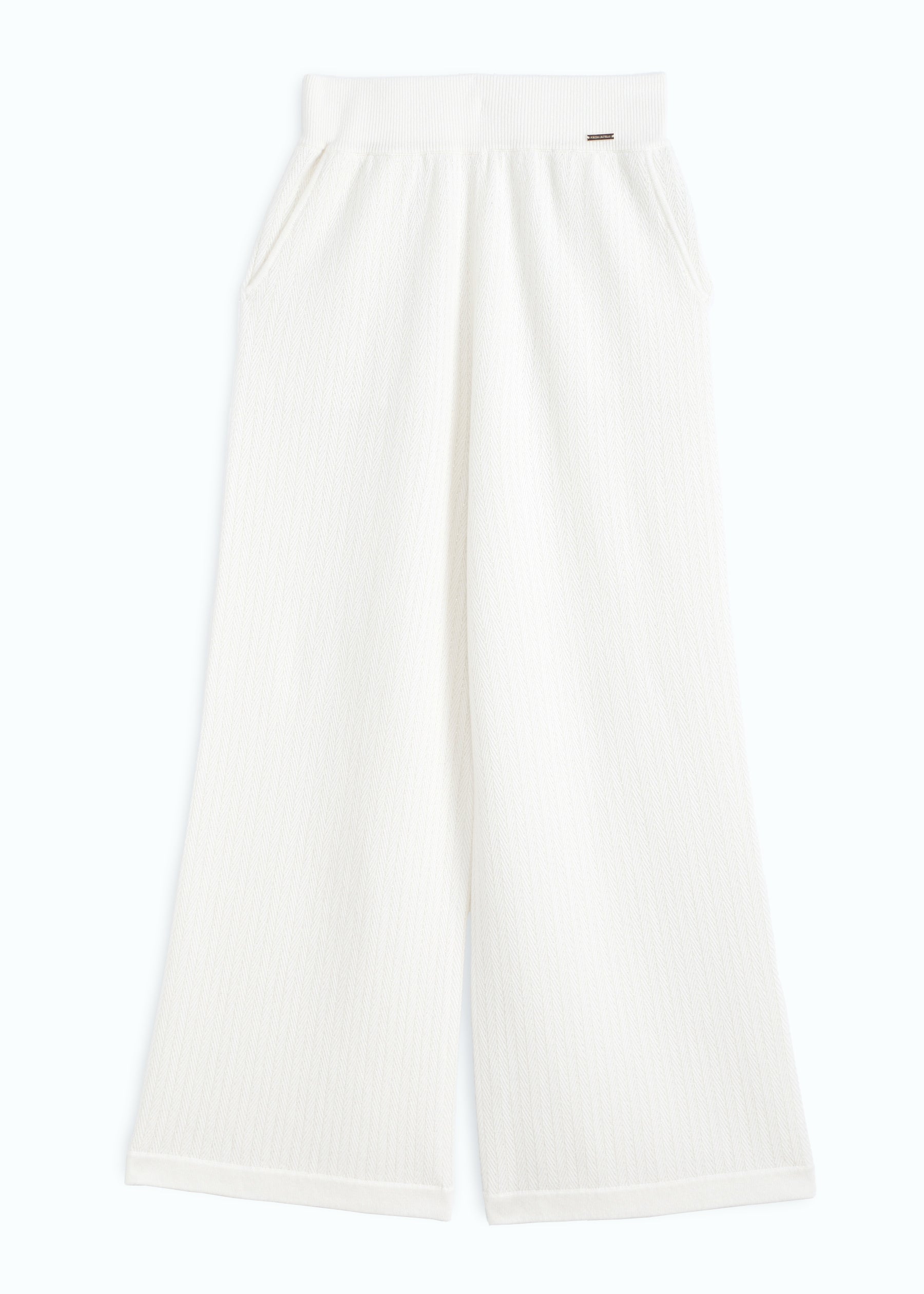 Arioso Wide-Leg Cashmere Trousers