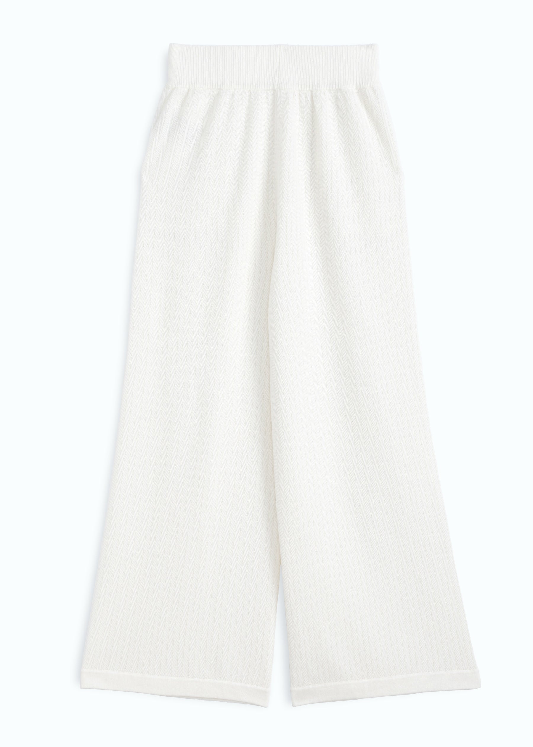 Arioso Wide-Leg Cashmere Trousers