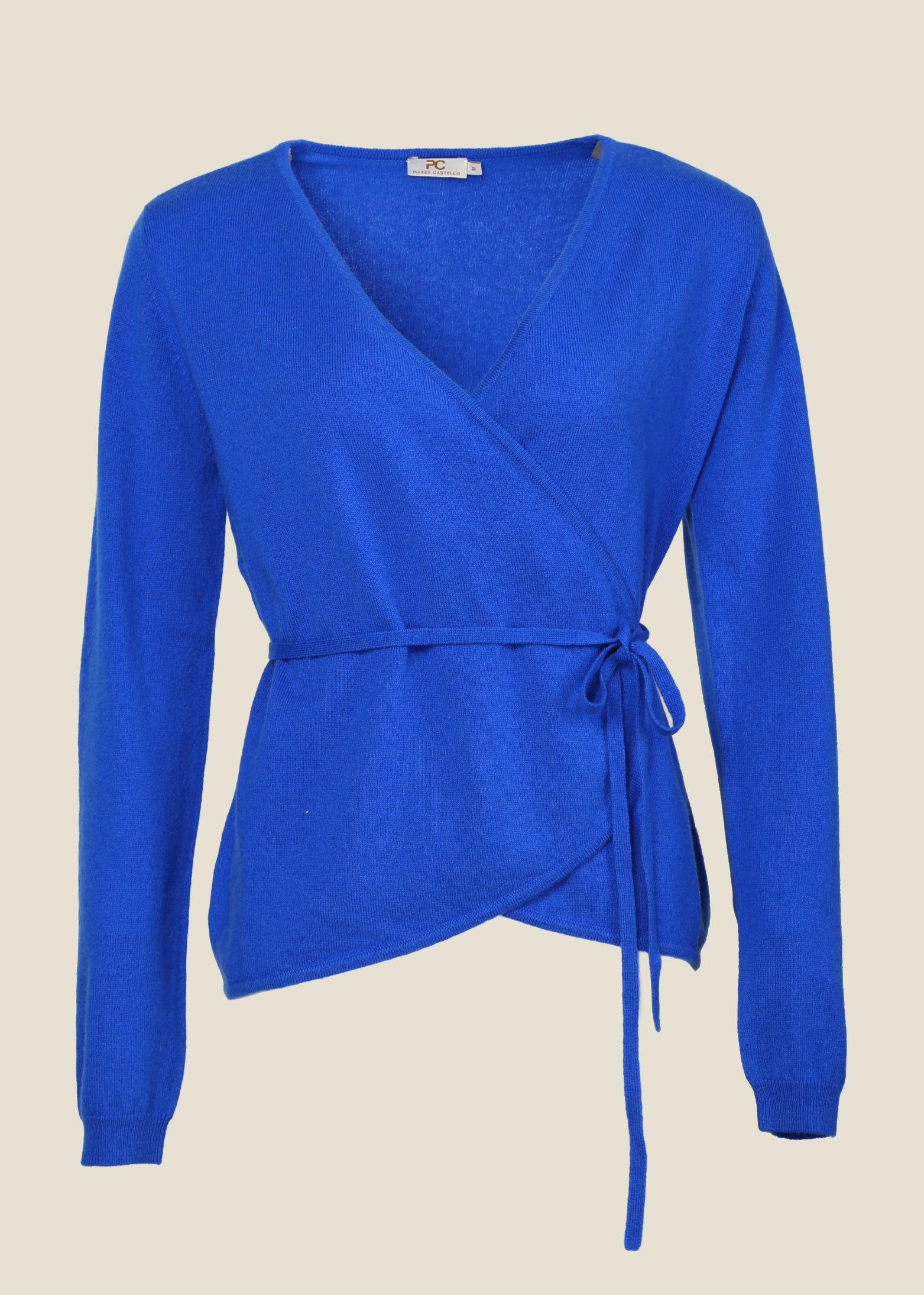 Soave Cashmere Wrap Cardigan with Belt