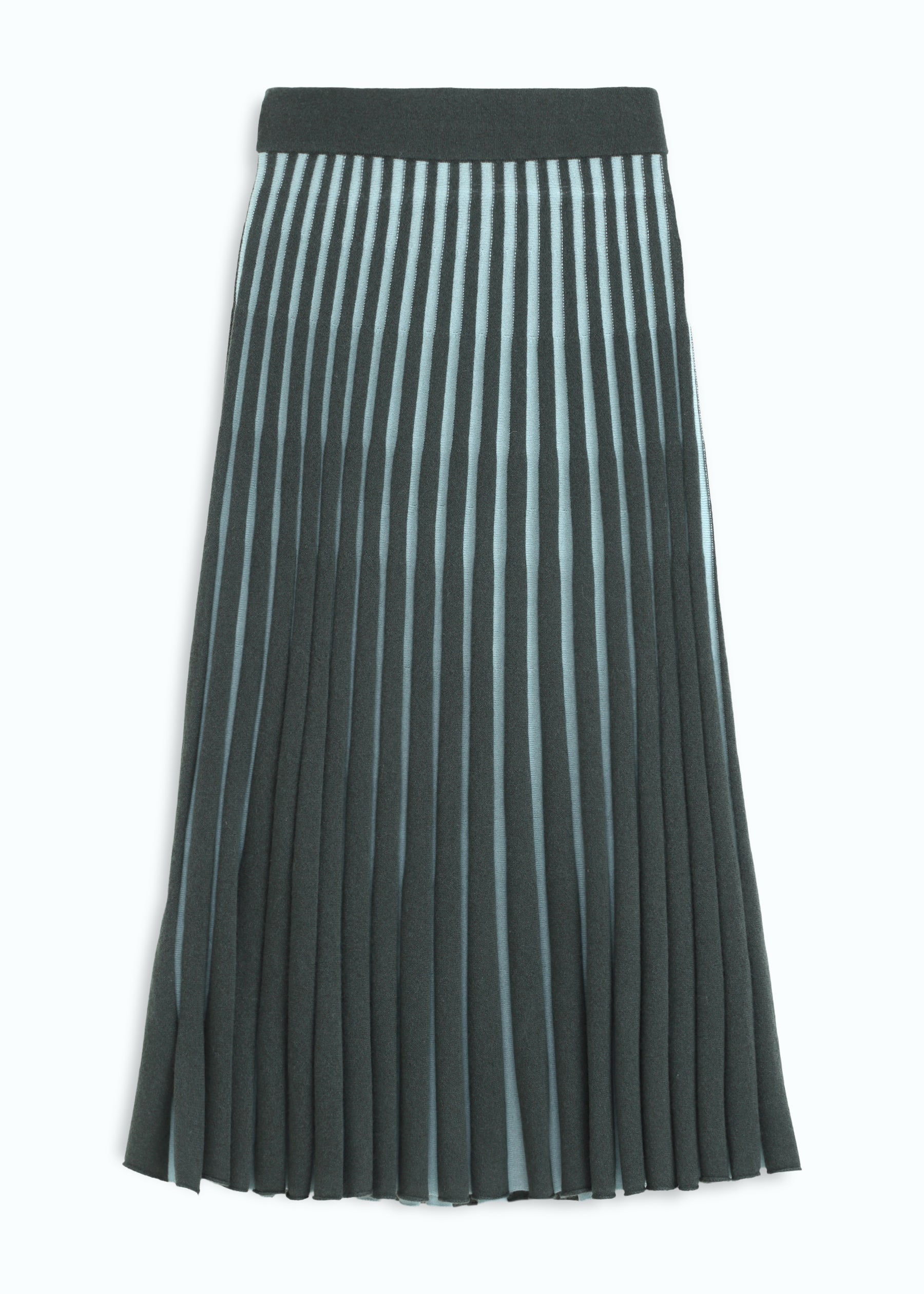 Two-Tone Maxi Skirt