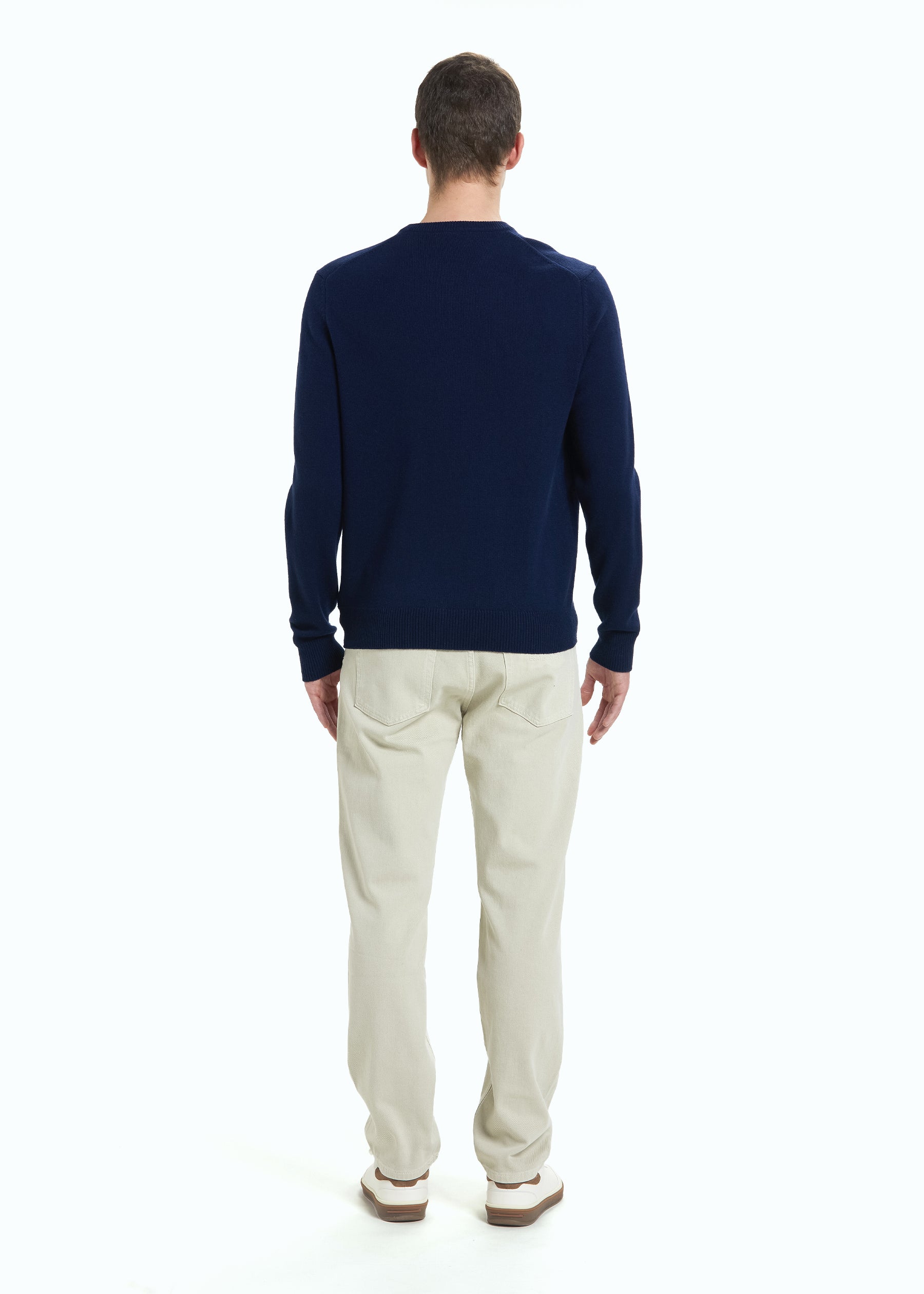 Giostra Men's Polo Intarsia Jumper
