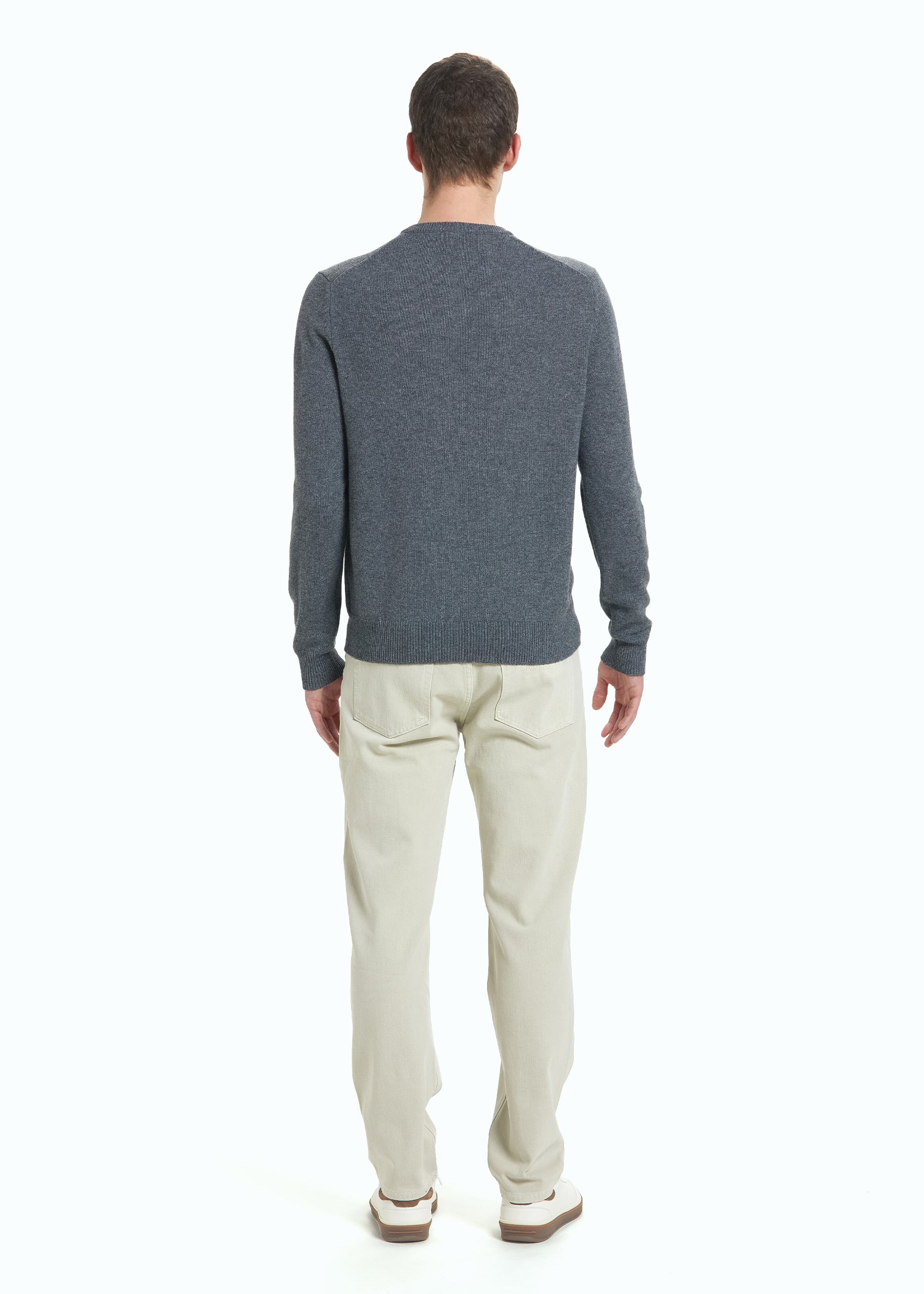 Cavallino Men's Polo Intarsia Jumper