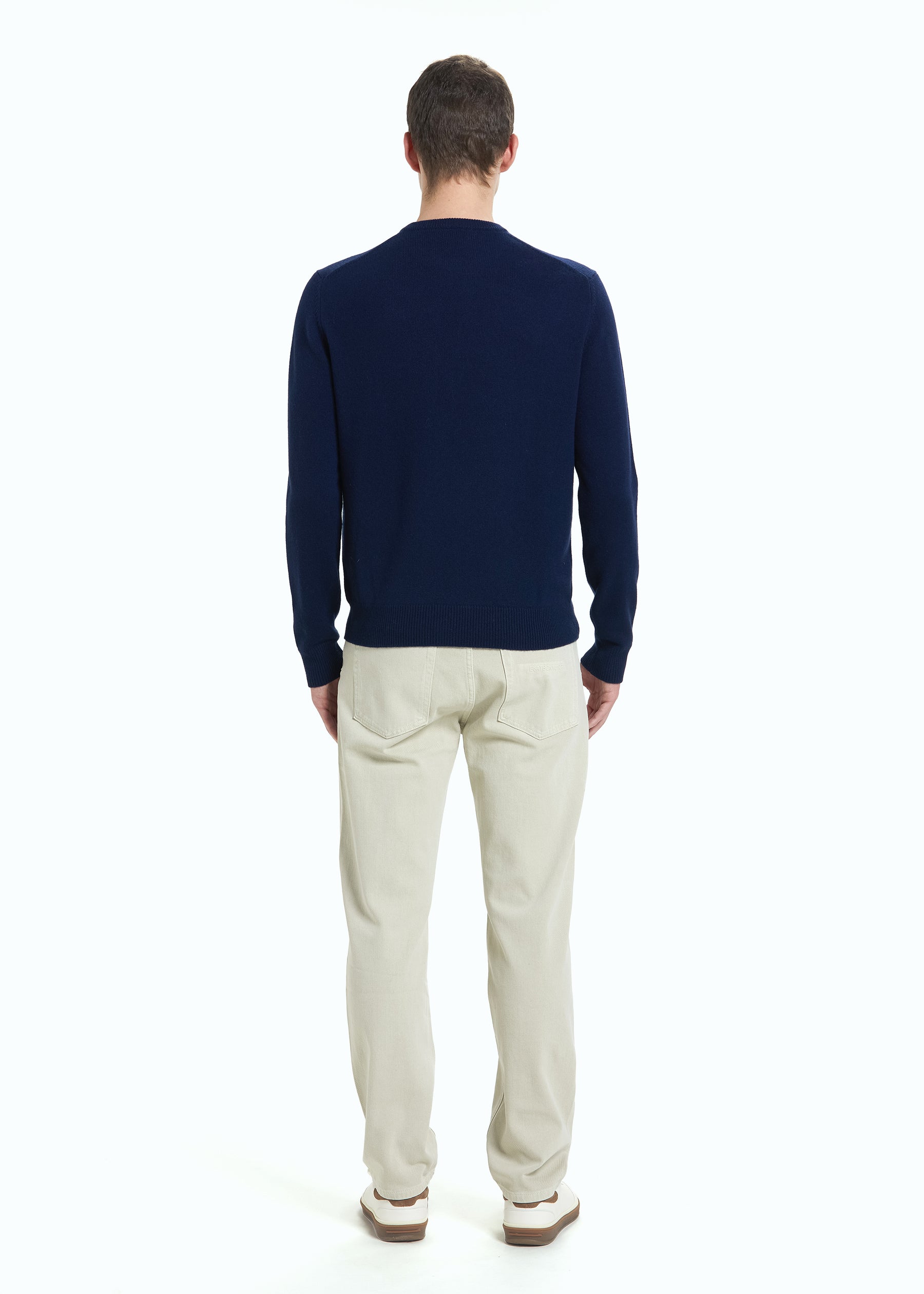 Cavallino Men's Polo Intarsia Jumper