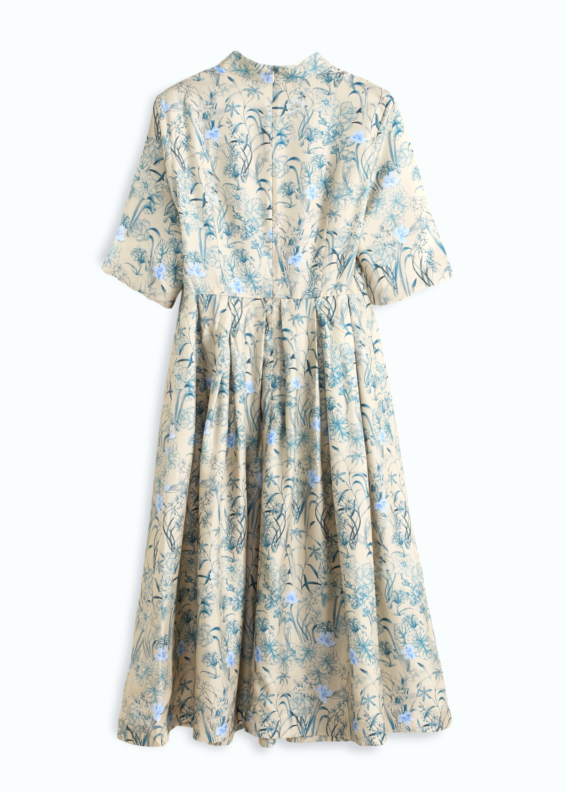 Orchidea Dress with Short Sleeves