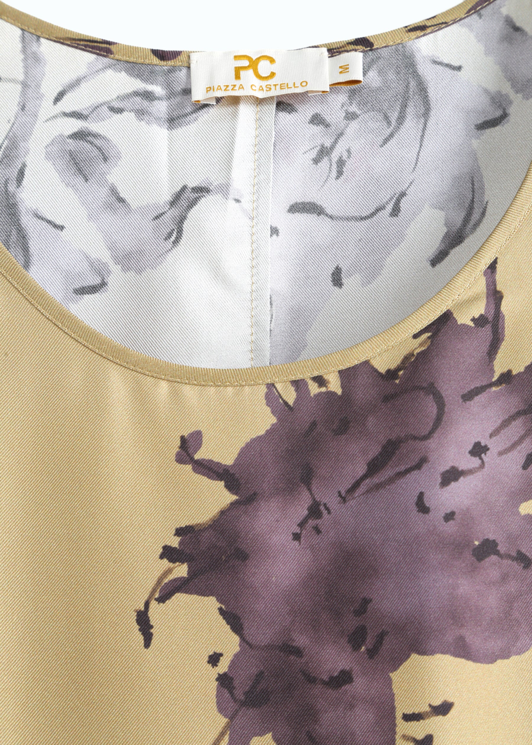 Fiorire Sleeveless Silk Dress