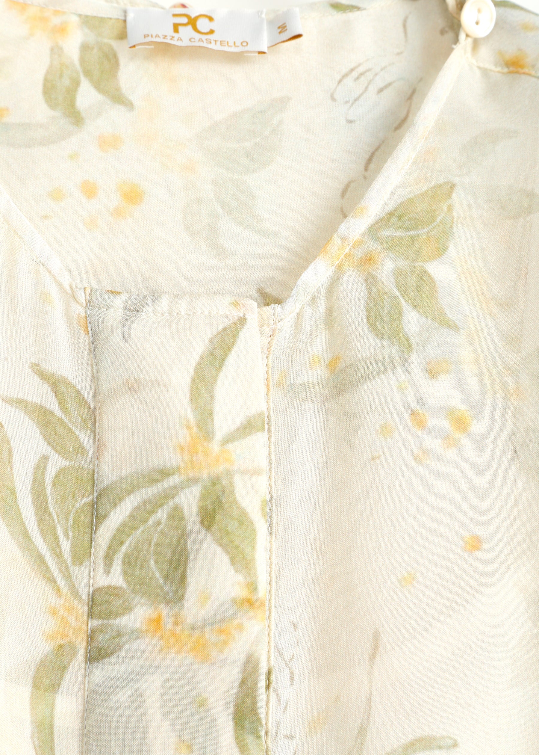 Chiara Eco Printed Silk Blouse