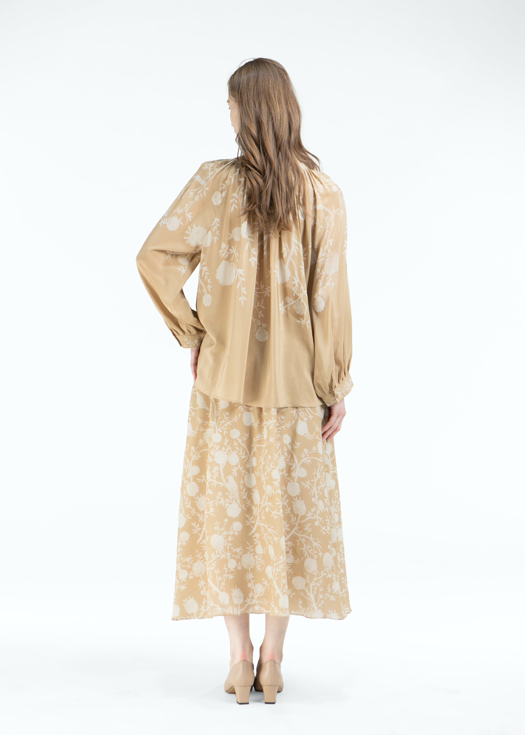 Lirica Meadow Silk Skirt