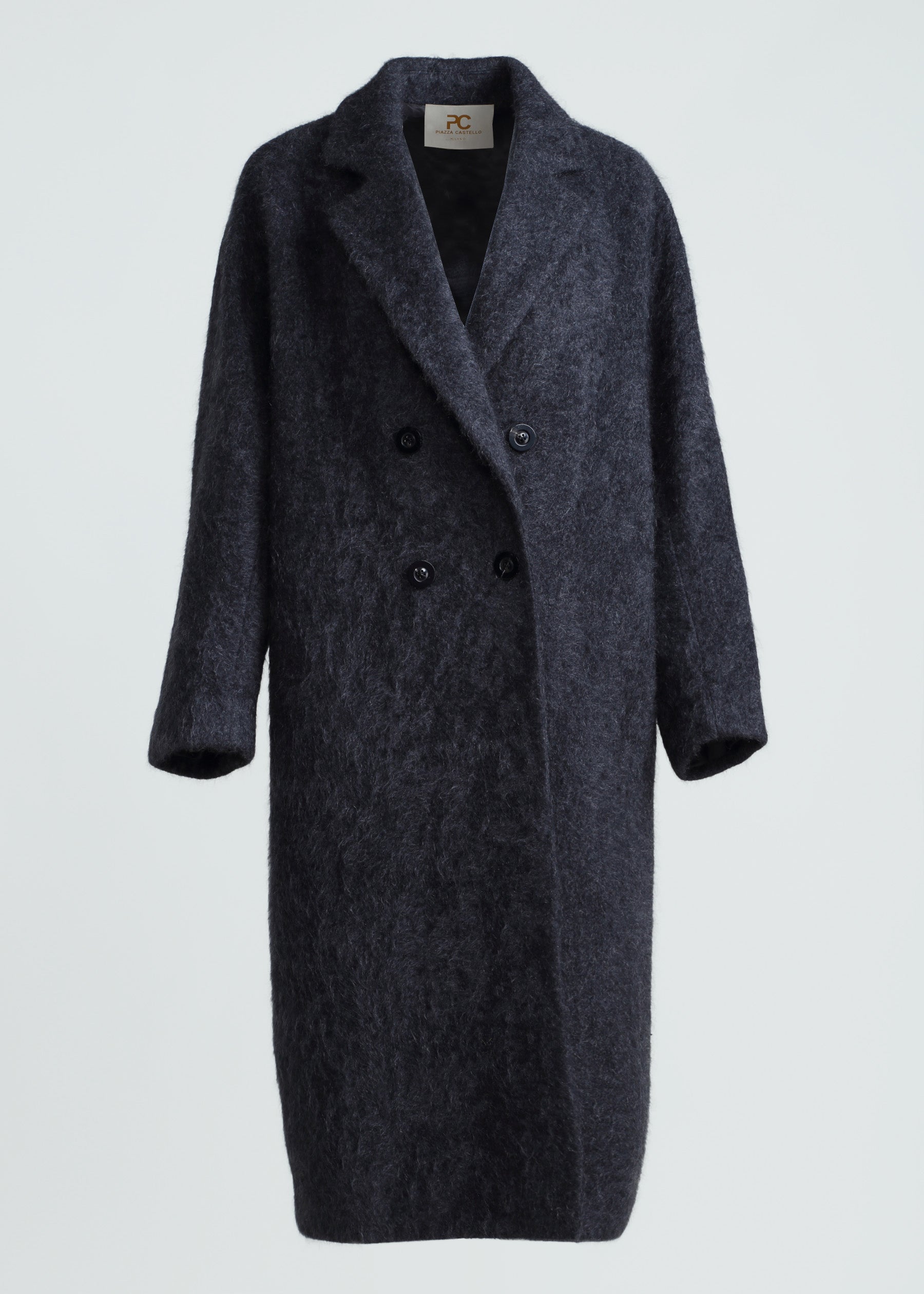 Nebbia Brushed-Finish Cashmere Coat