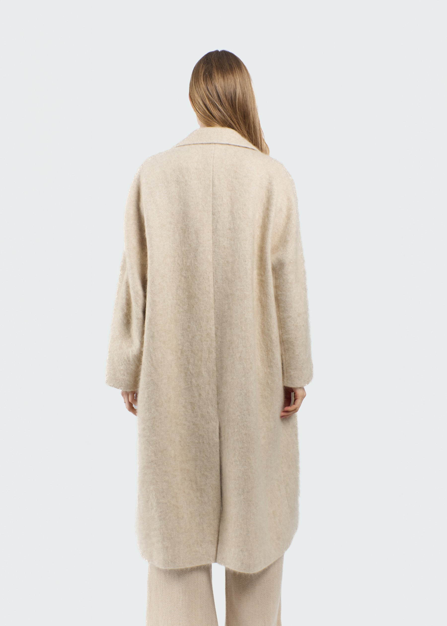 Nebbia Brushed-Finish Cashmere Coat