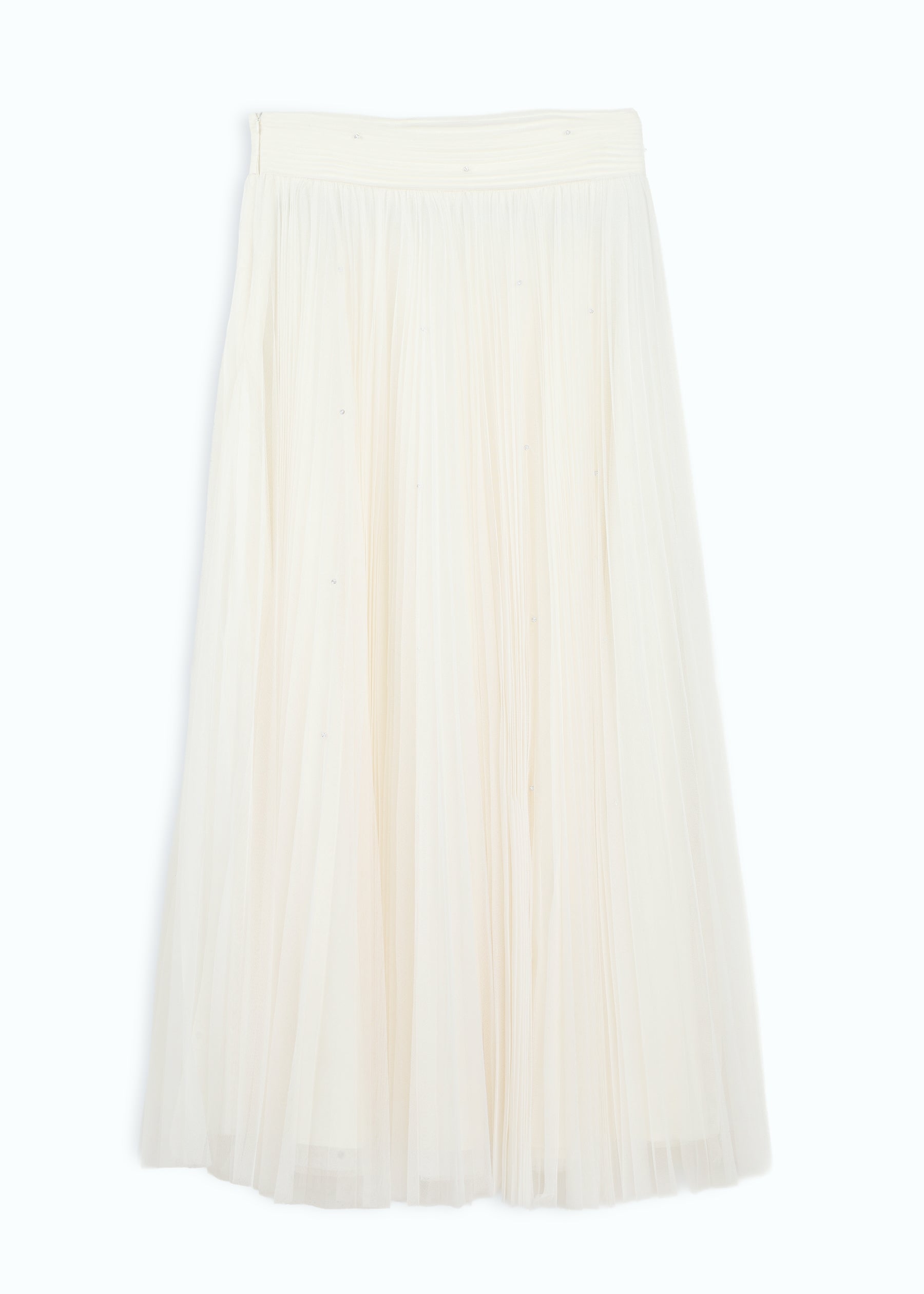 Hand-beaded Tulle Skirt