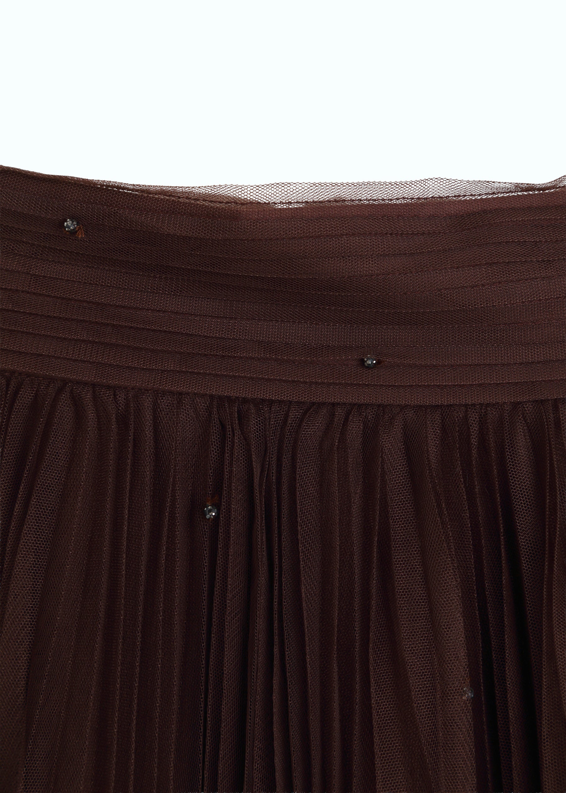 Hand-beaded Tulle Skirt