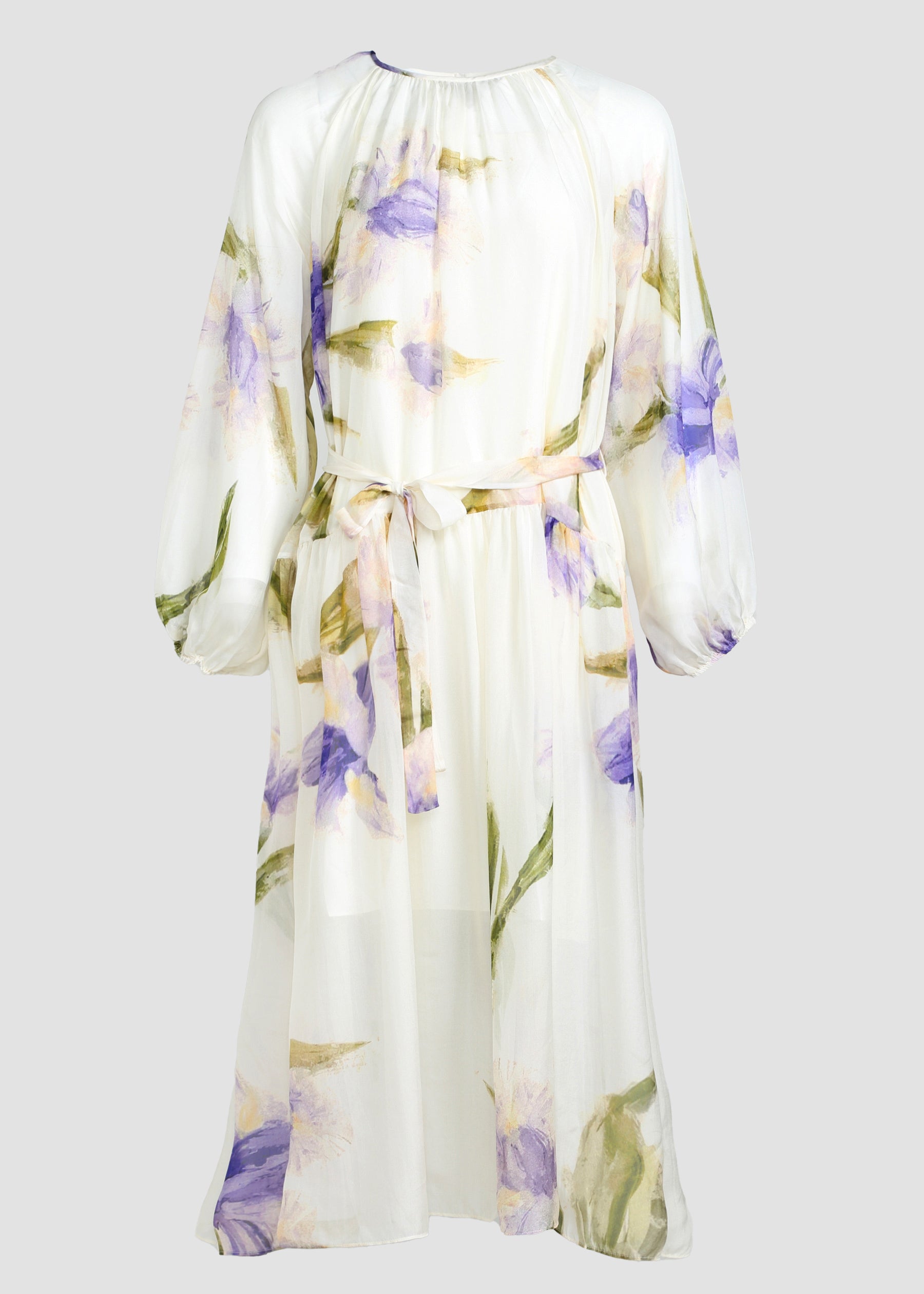 Amalfi Floral Silk Dress