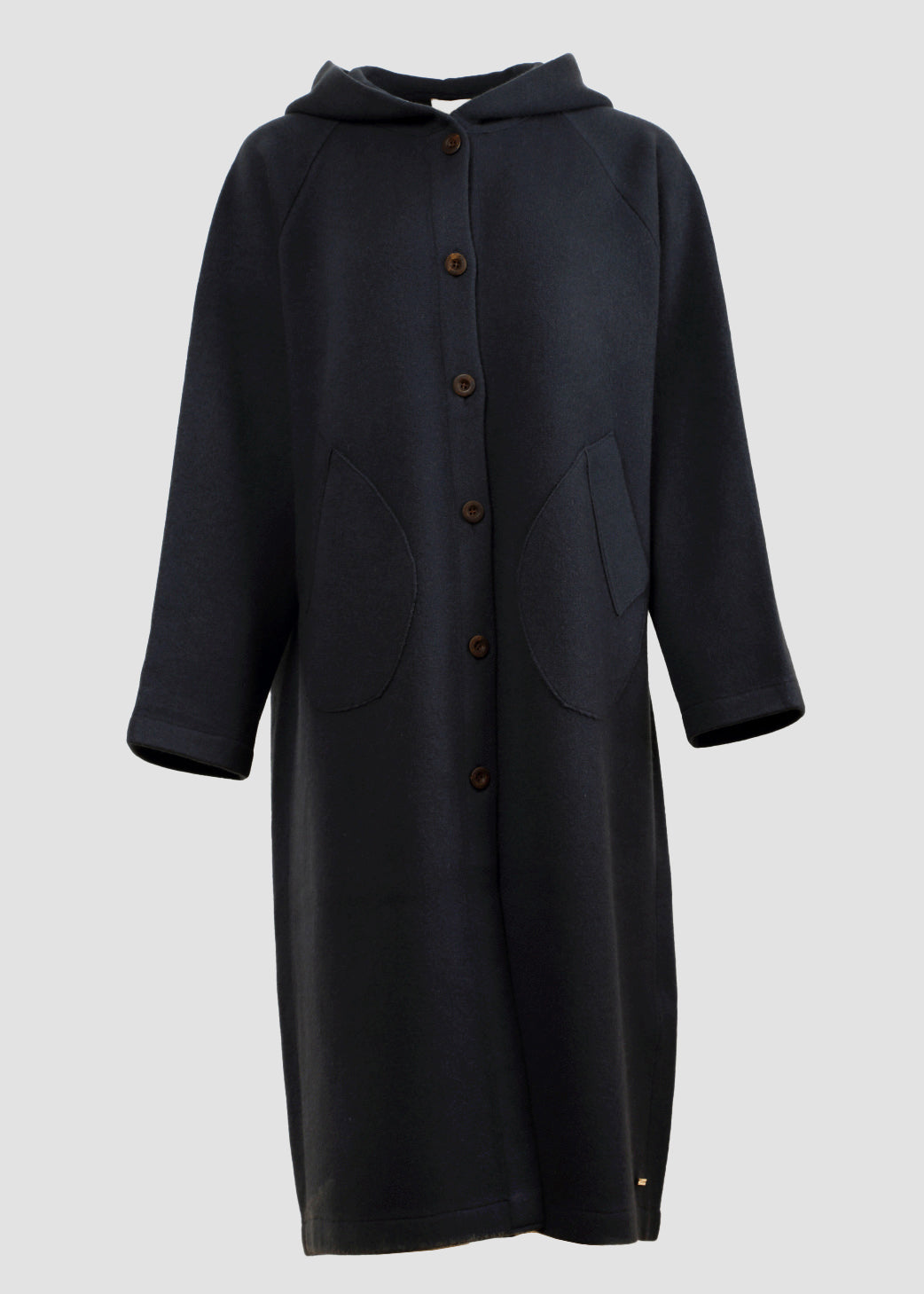 Cashmere Hooded Long Coat