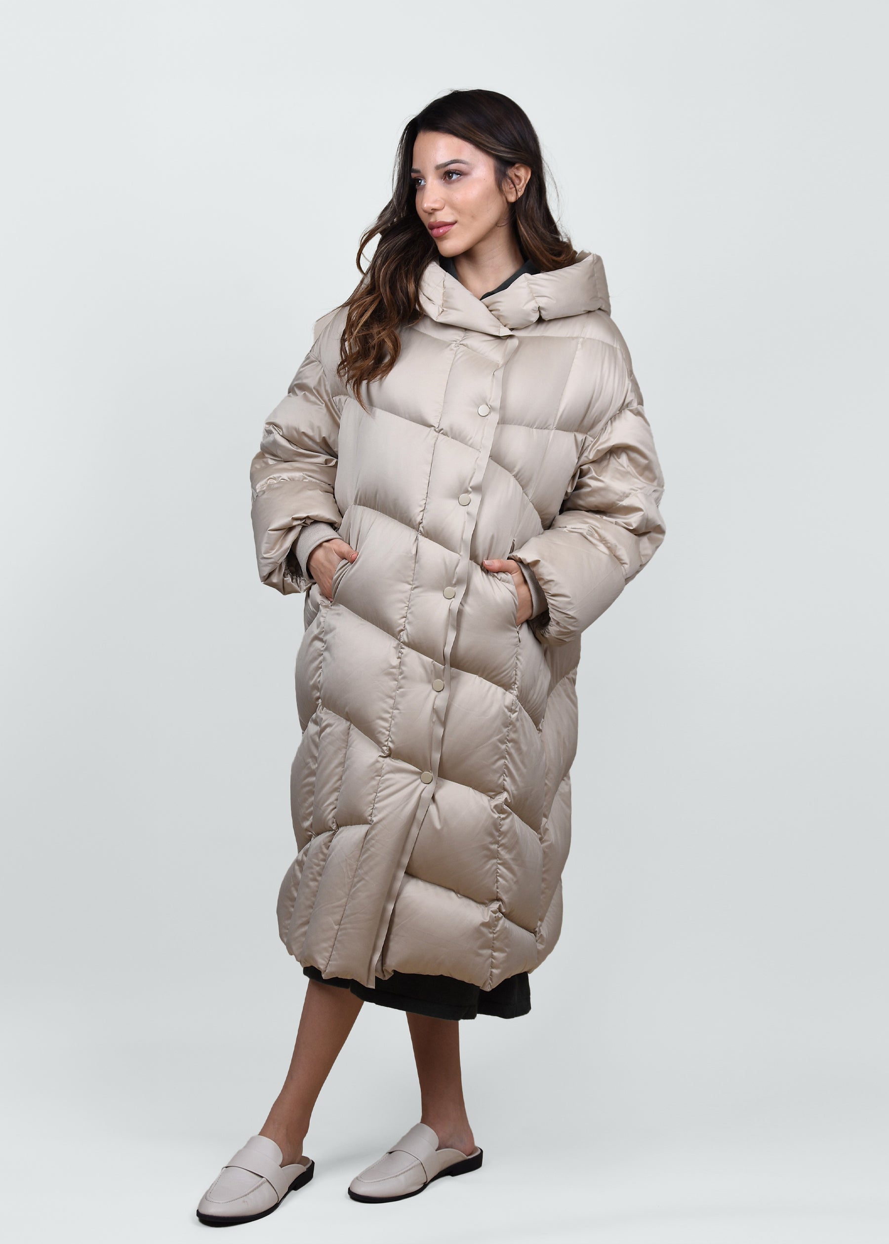 Alpina Quilted Parka Down Coat
