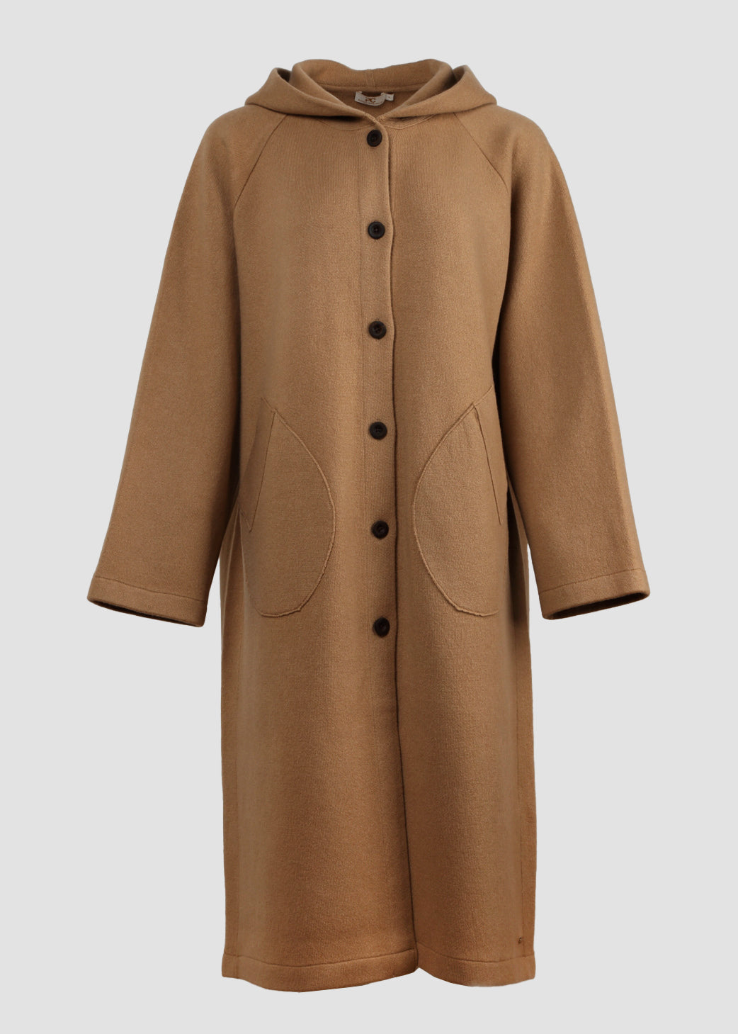 Cashmere Hooded Long Coat