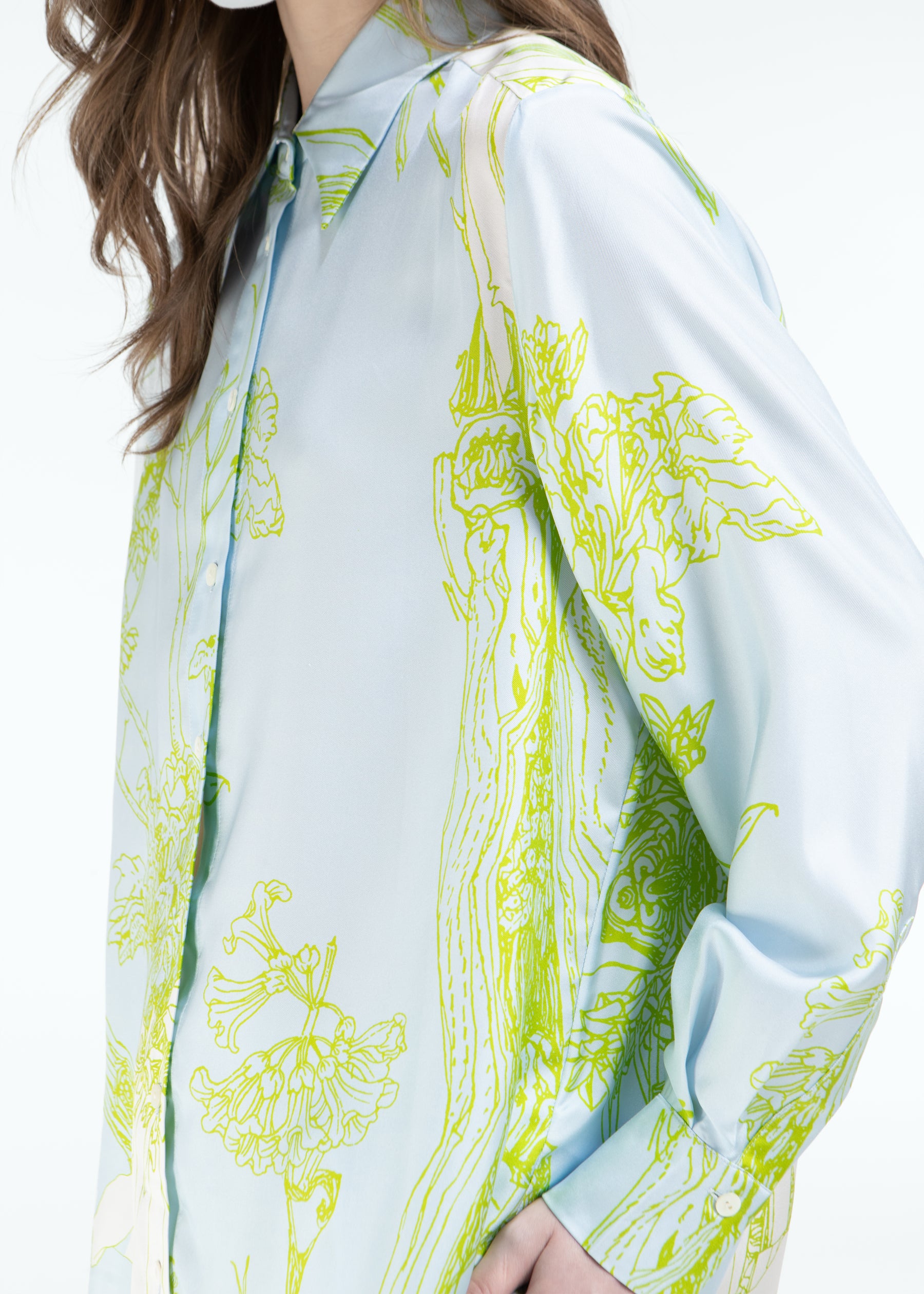 Rinascita Oversized Eco-Silk Shirt