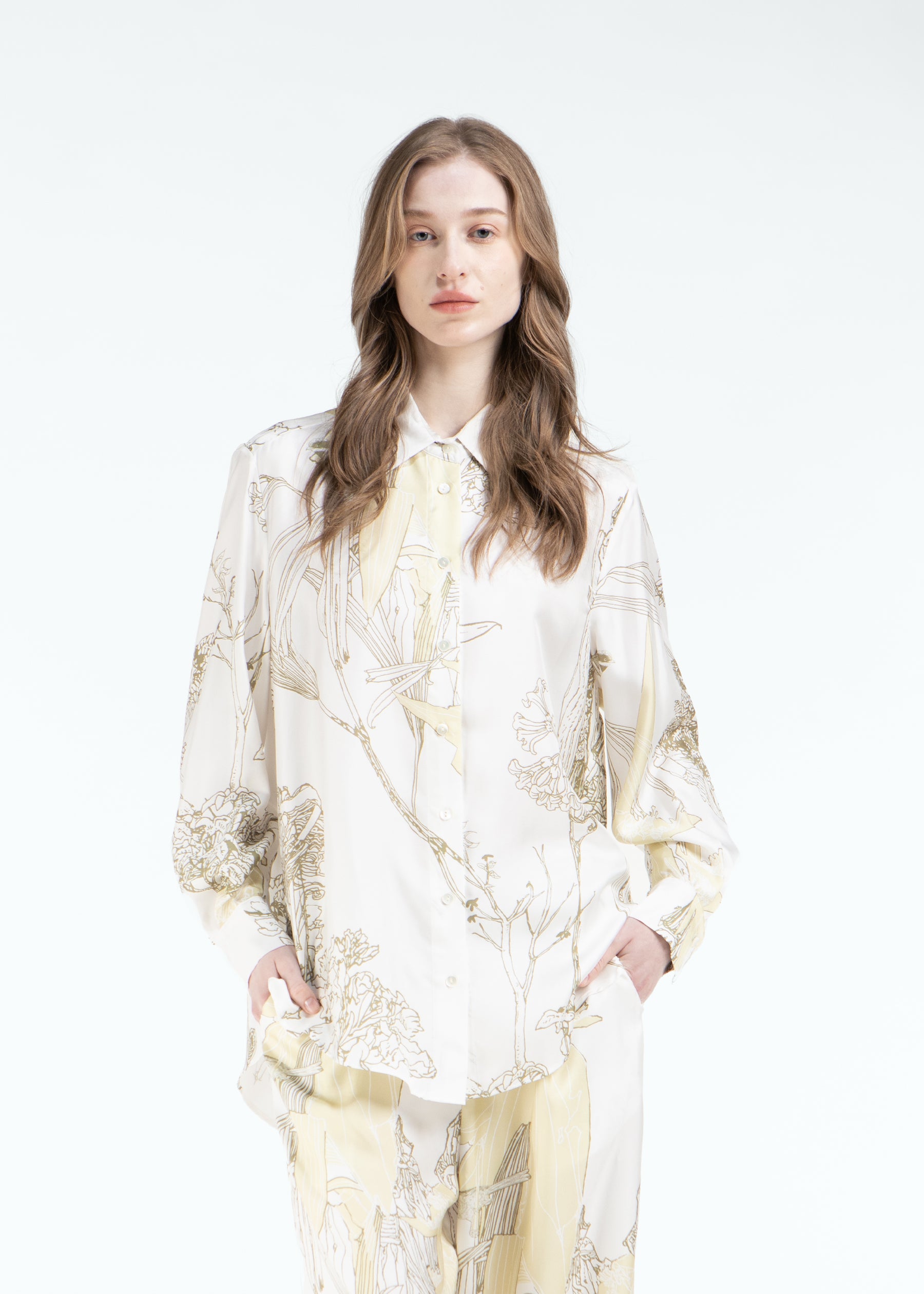 Rinascita Oversized Eco-Silk Shirt