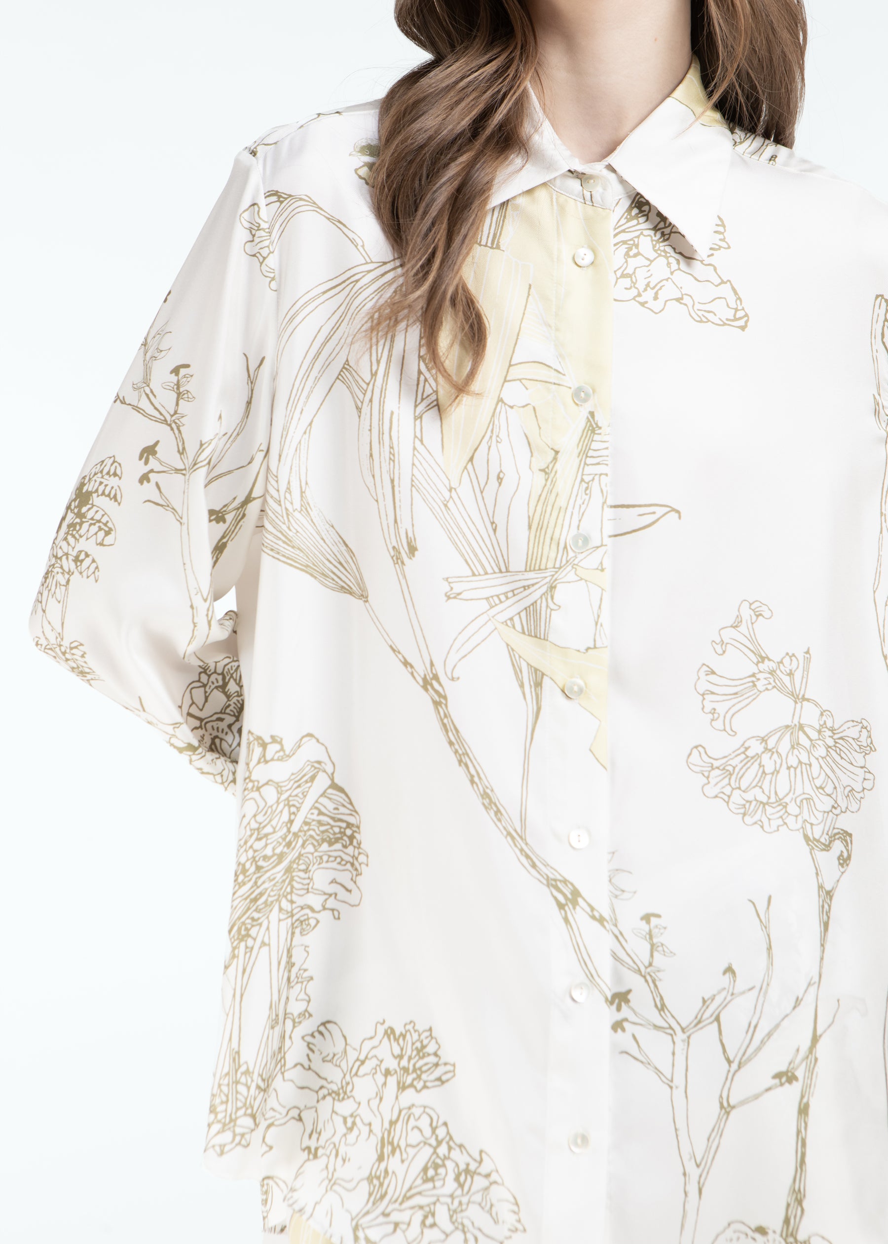 Rinascita Oversized Eco-Silk Shirt