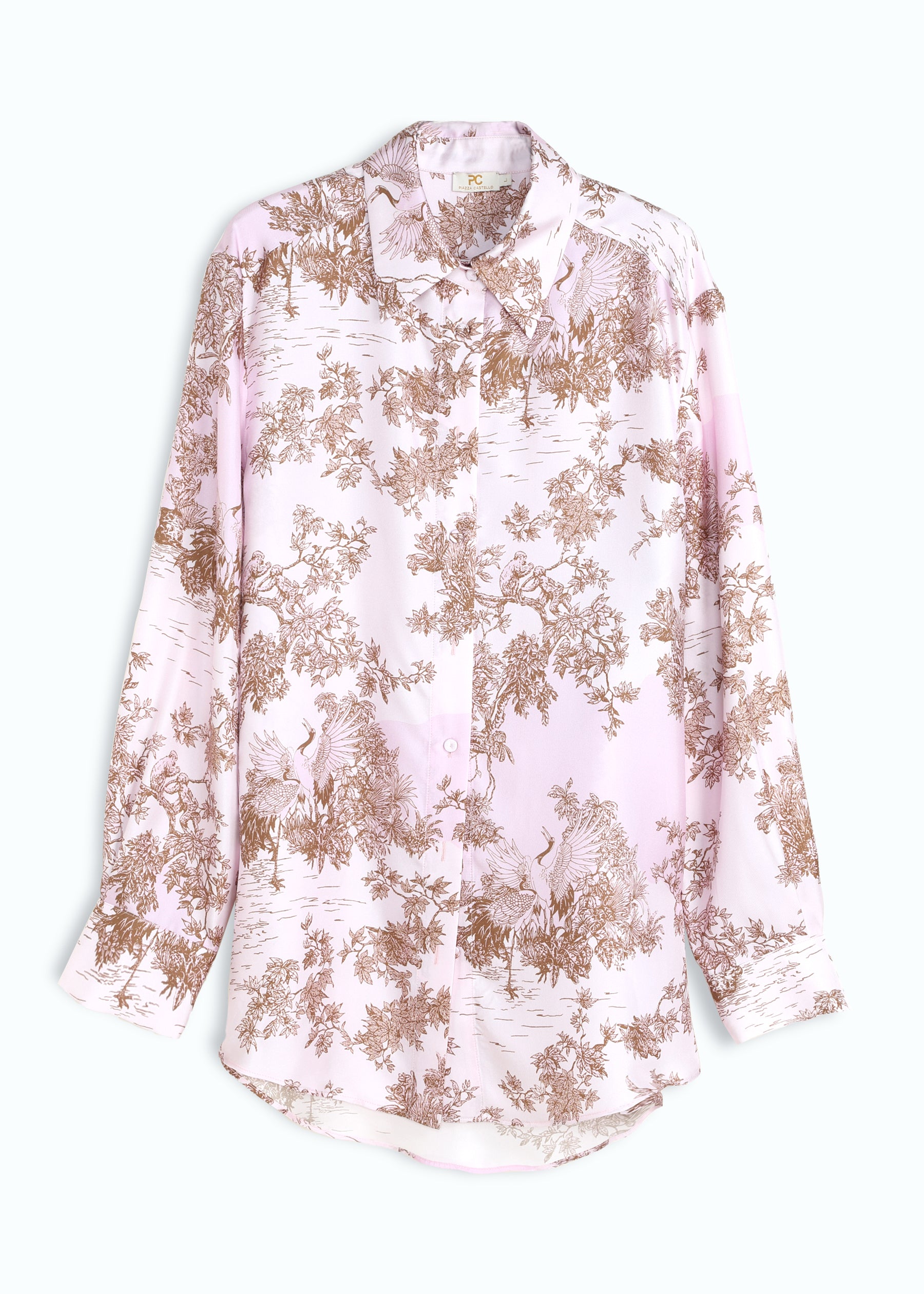 Rinascita Oversized Eco-Silk Shirt
