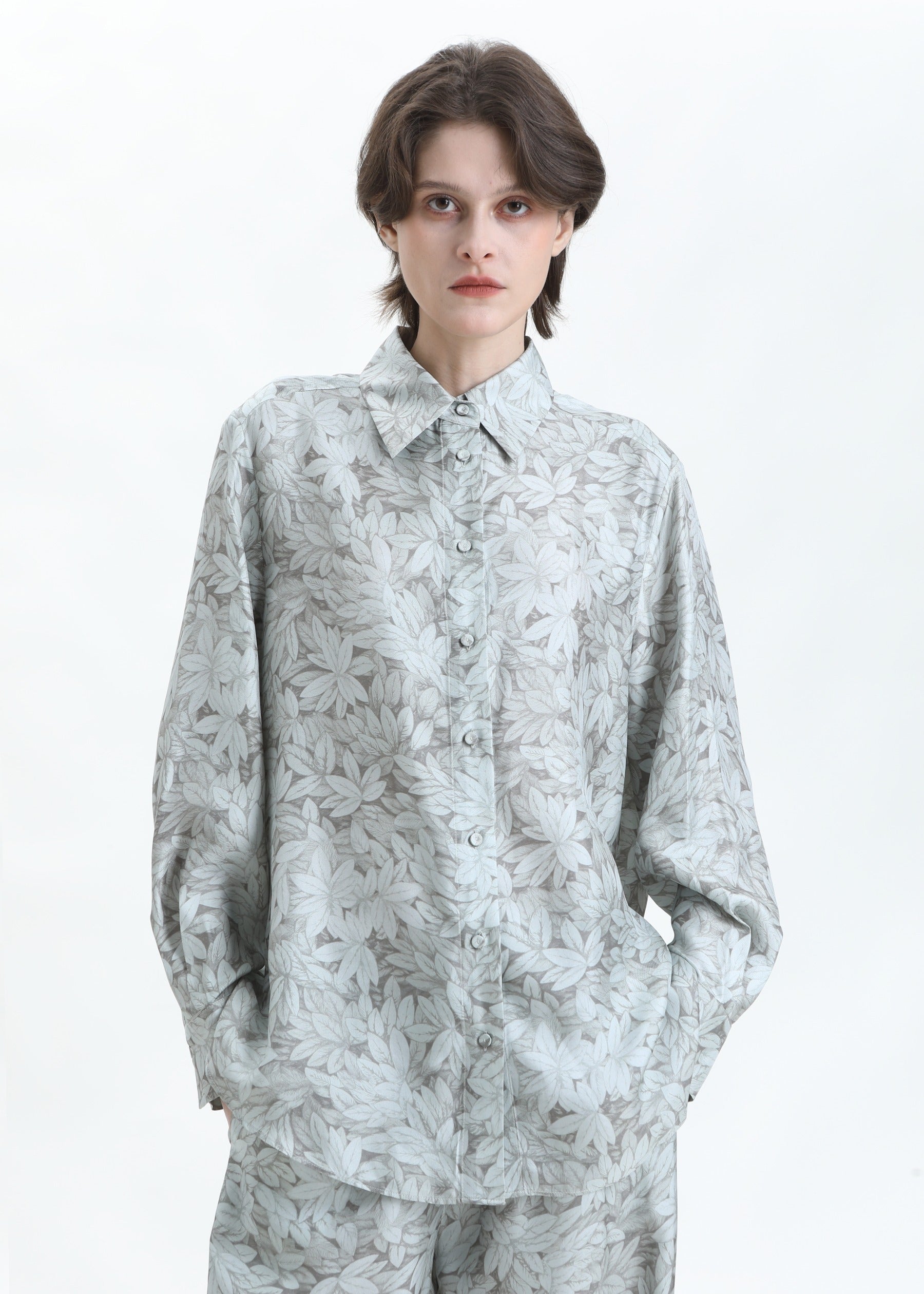 Rinascita Oversized Eco-Silk Shirt