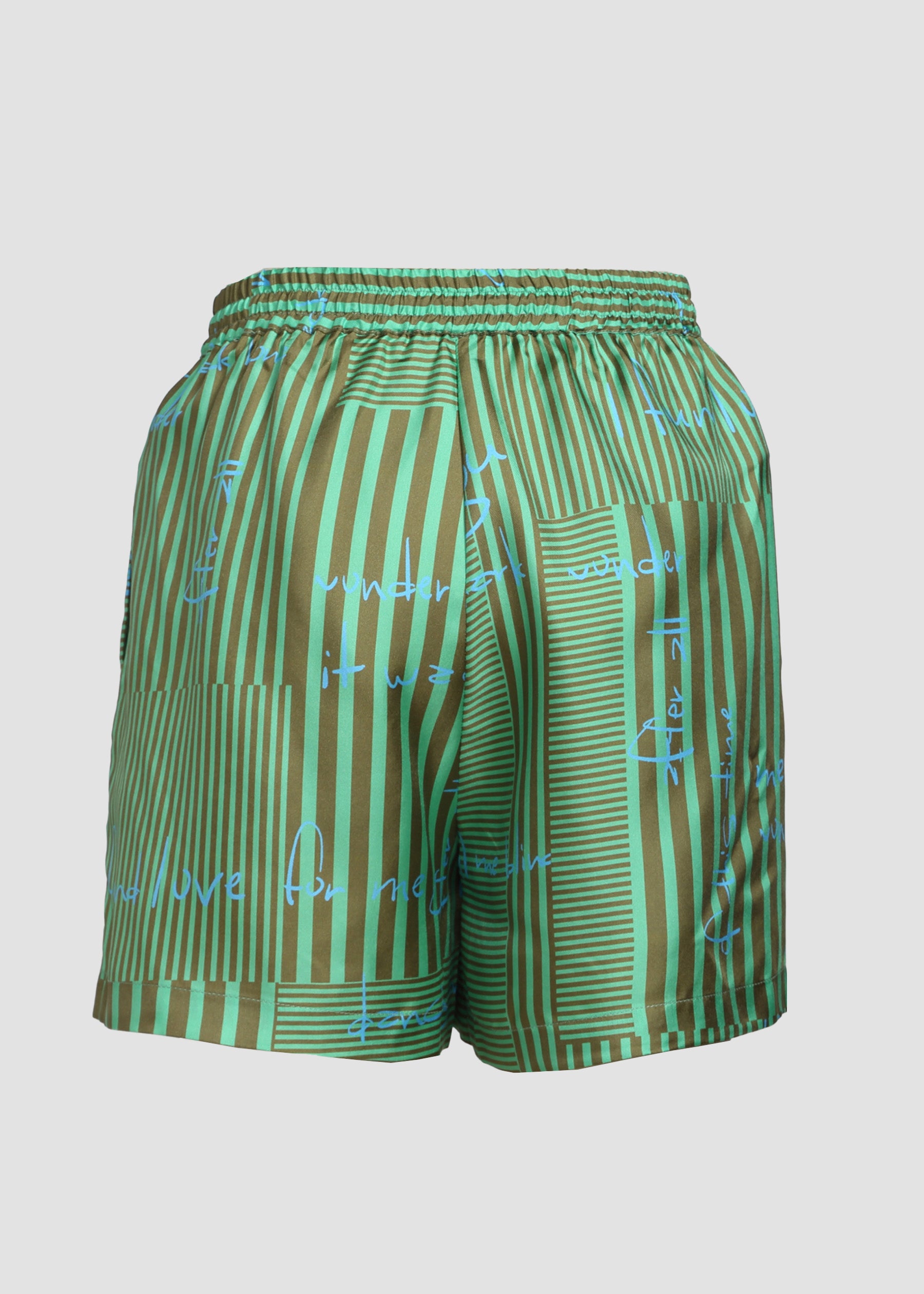 Scriba Printed Eco-Silk Shorts