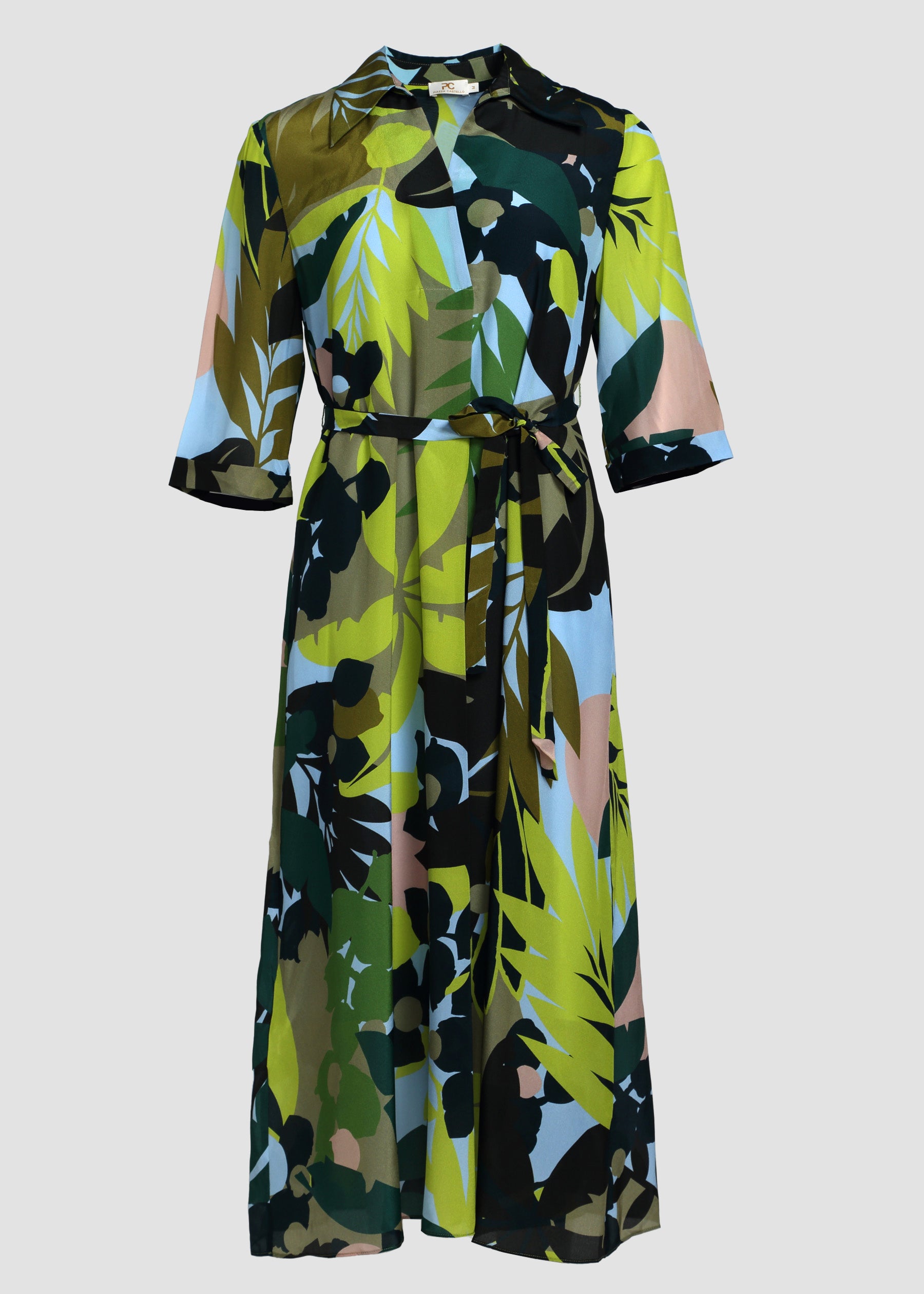 Floral Eco-Silk Dress