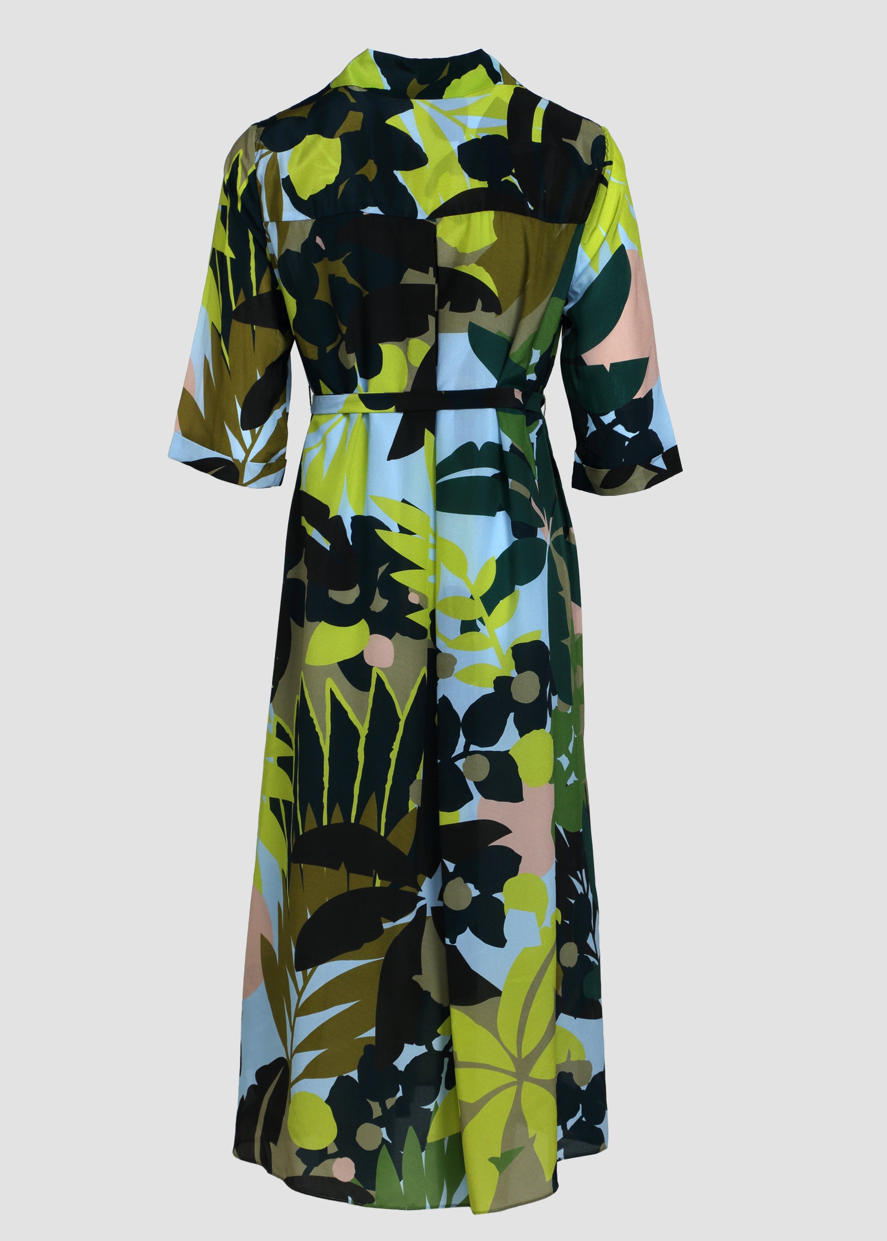 Floral Eco-Silk Dress