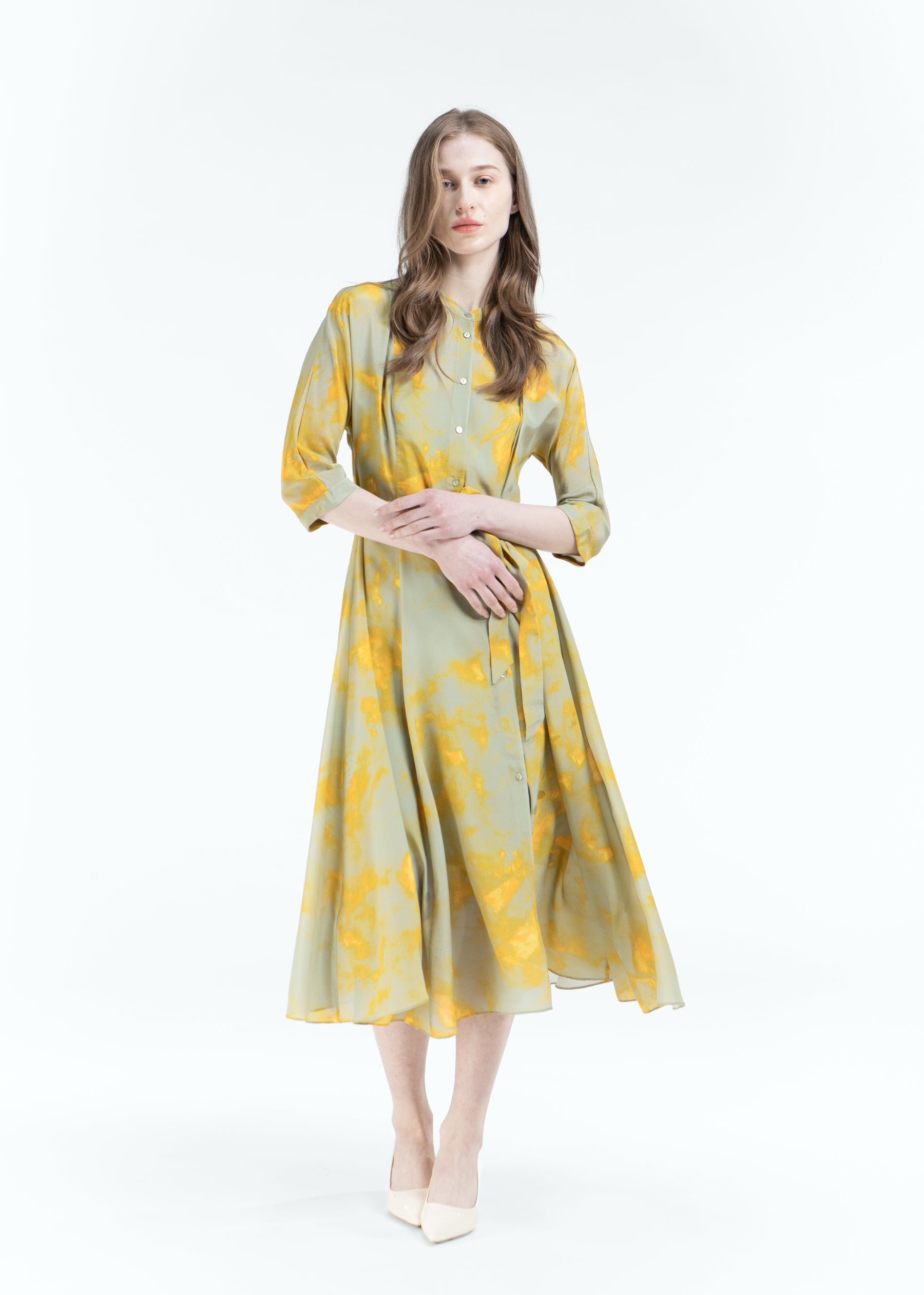 Auriel Silk Dress