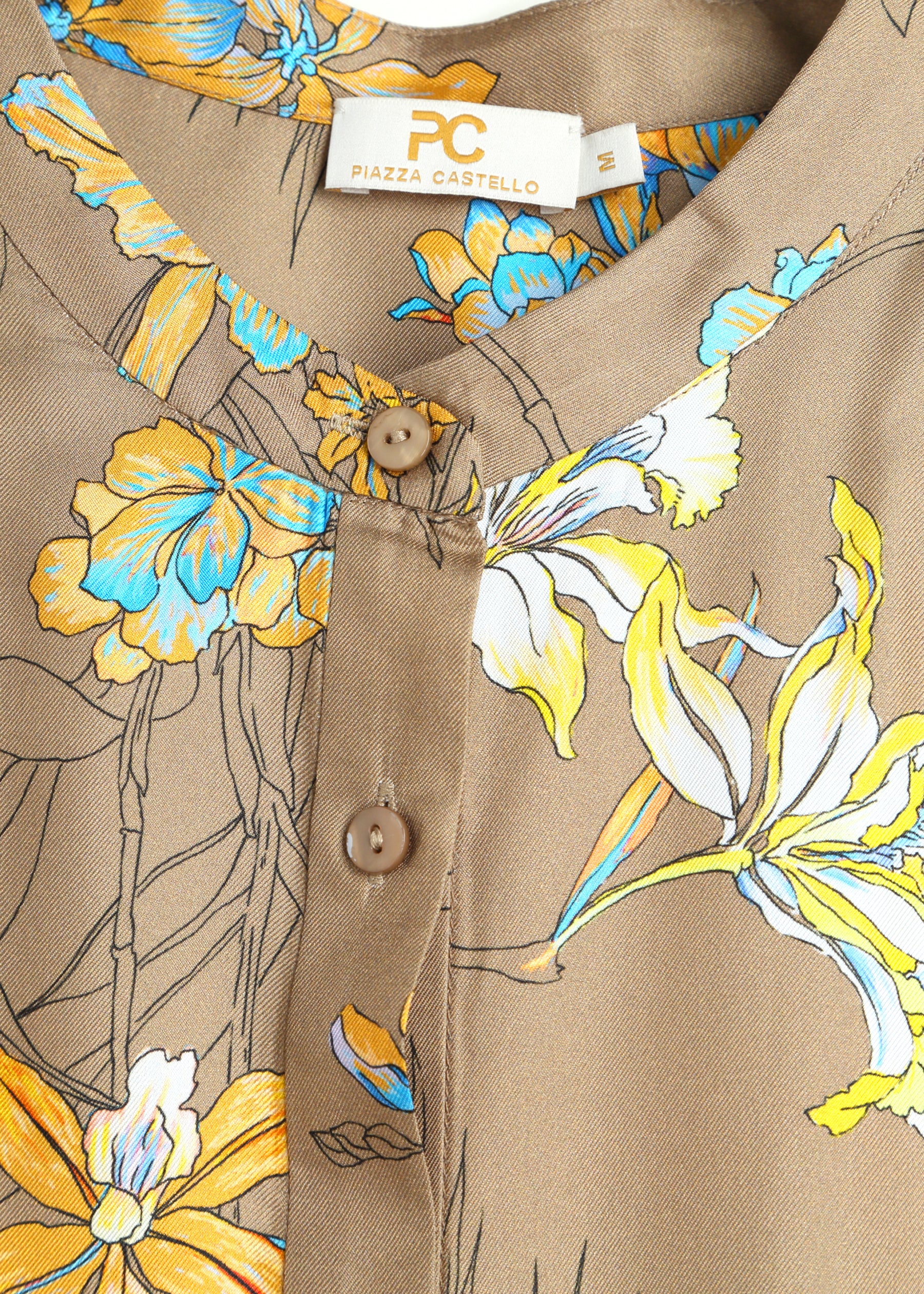 Foliata Silk Dress