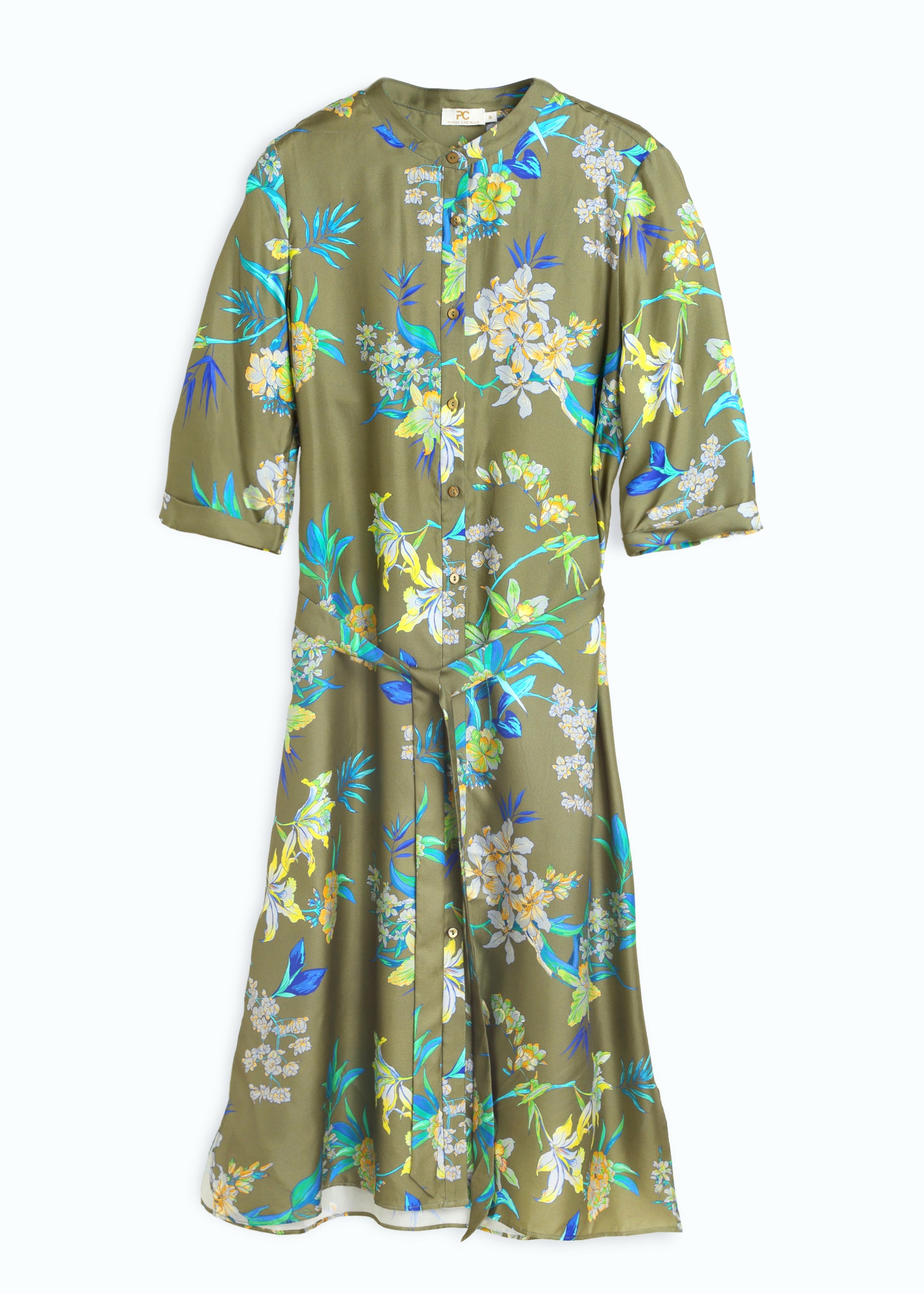 Foliata Silk Dress