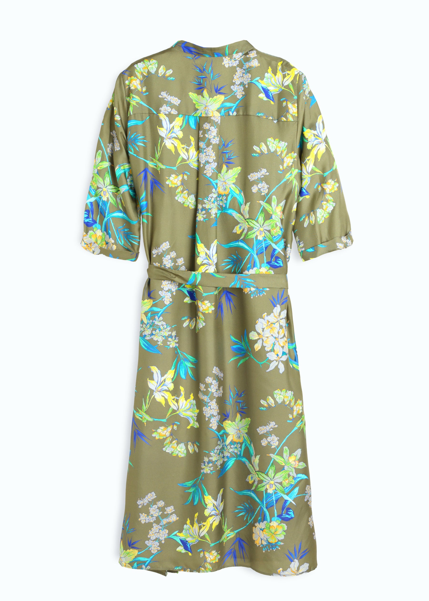Foliata Silk Dress