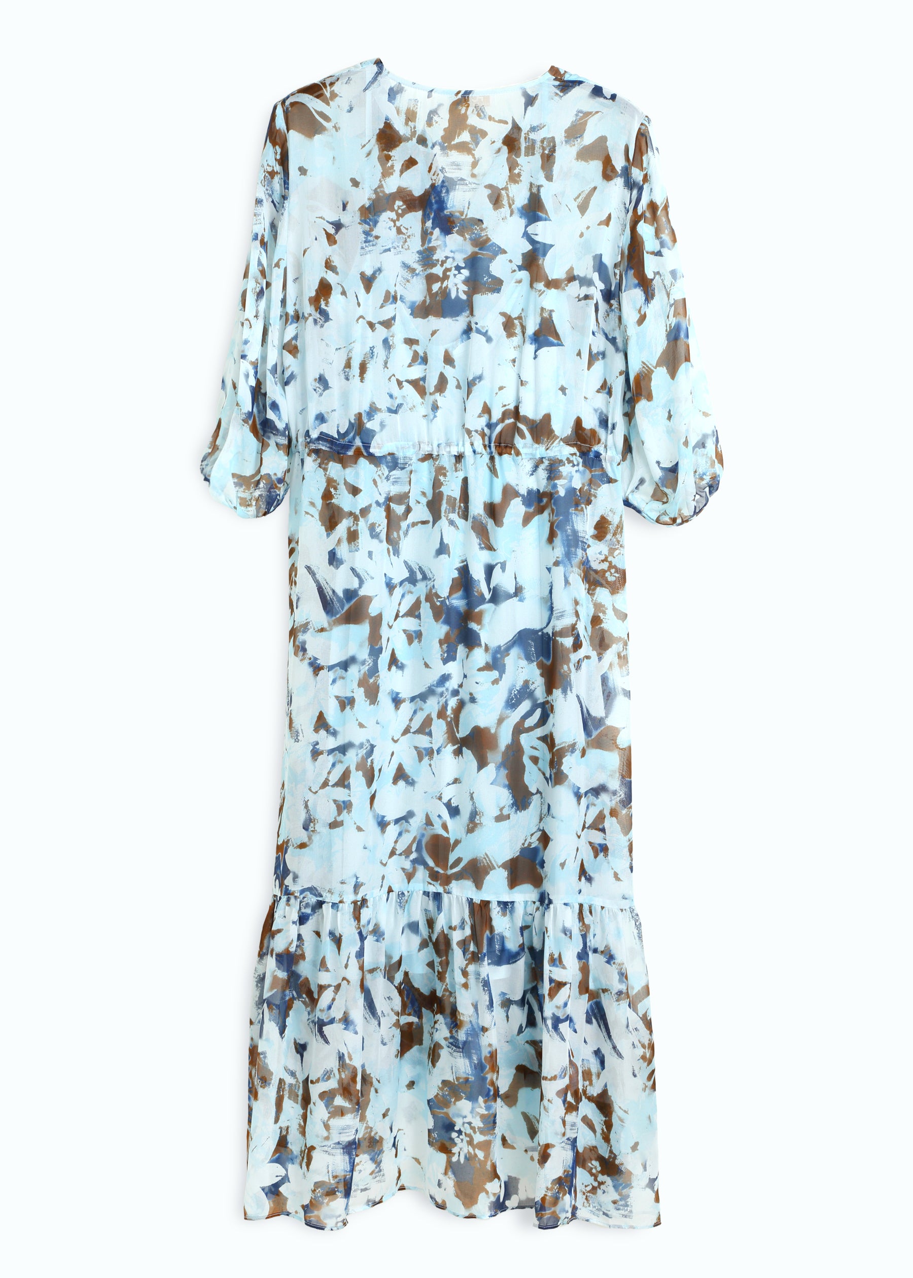 Eolia V-Neck Silk Dress