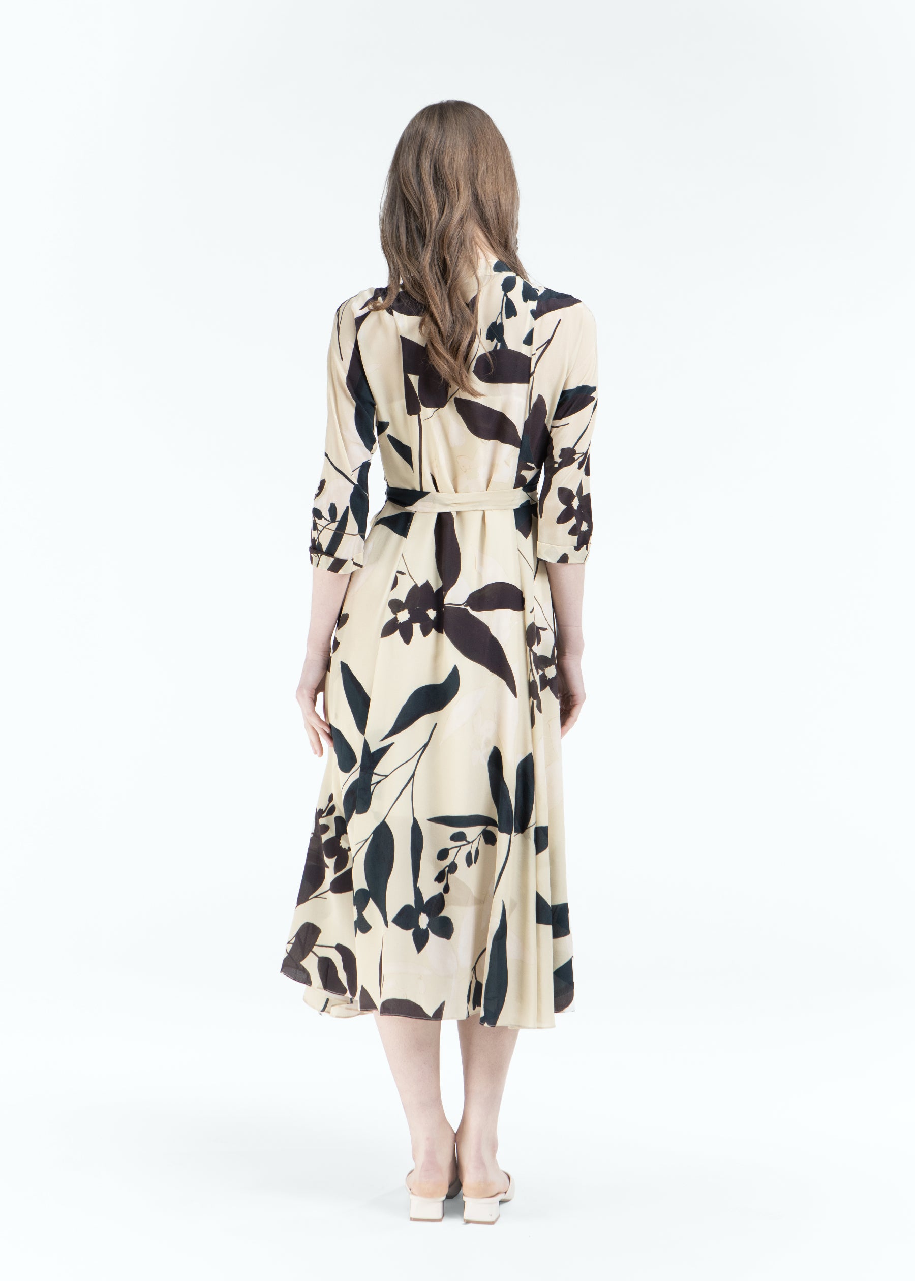 Frondosa Silk Dress
