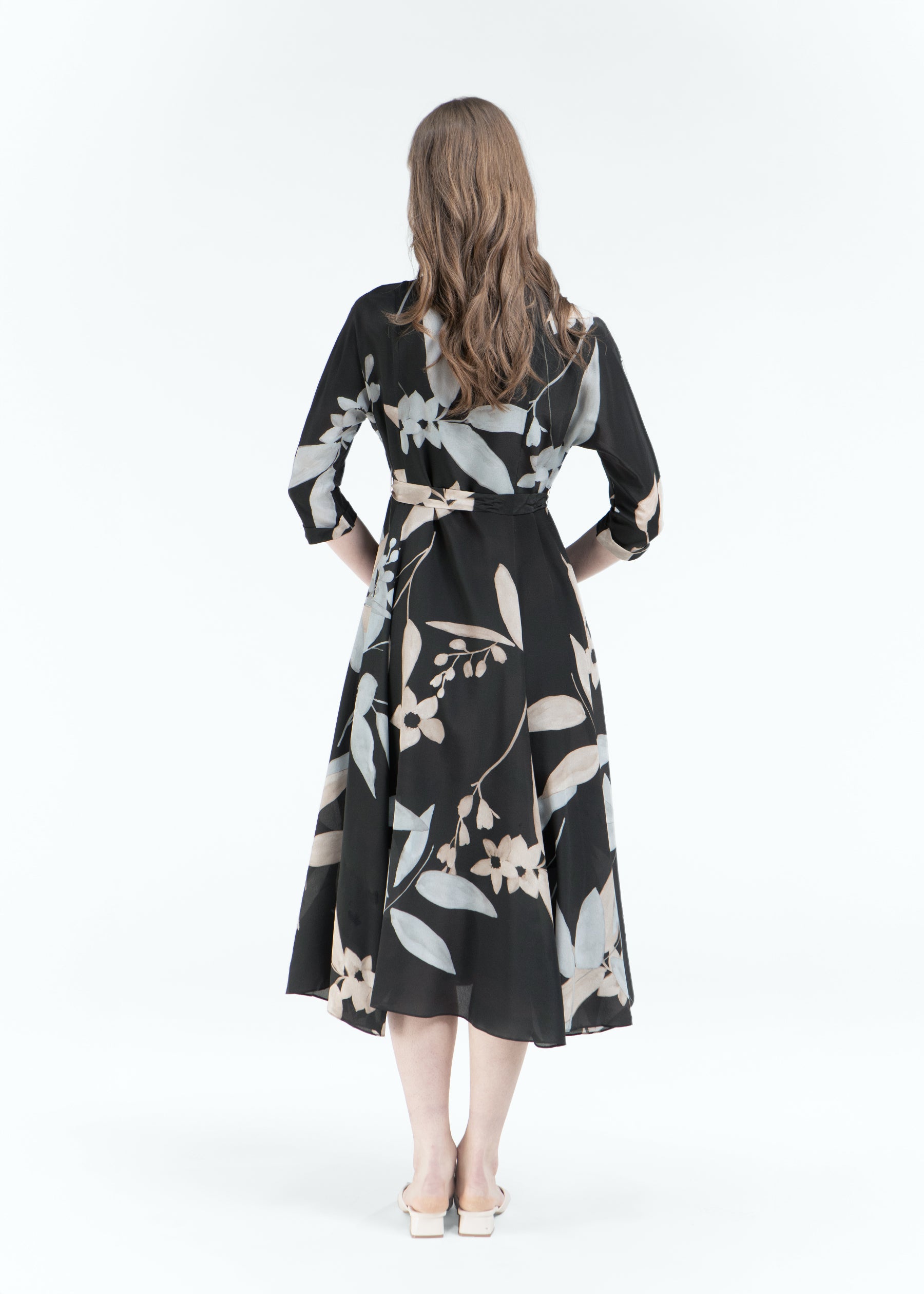 Frondosa Silk Dress