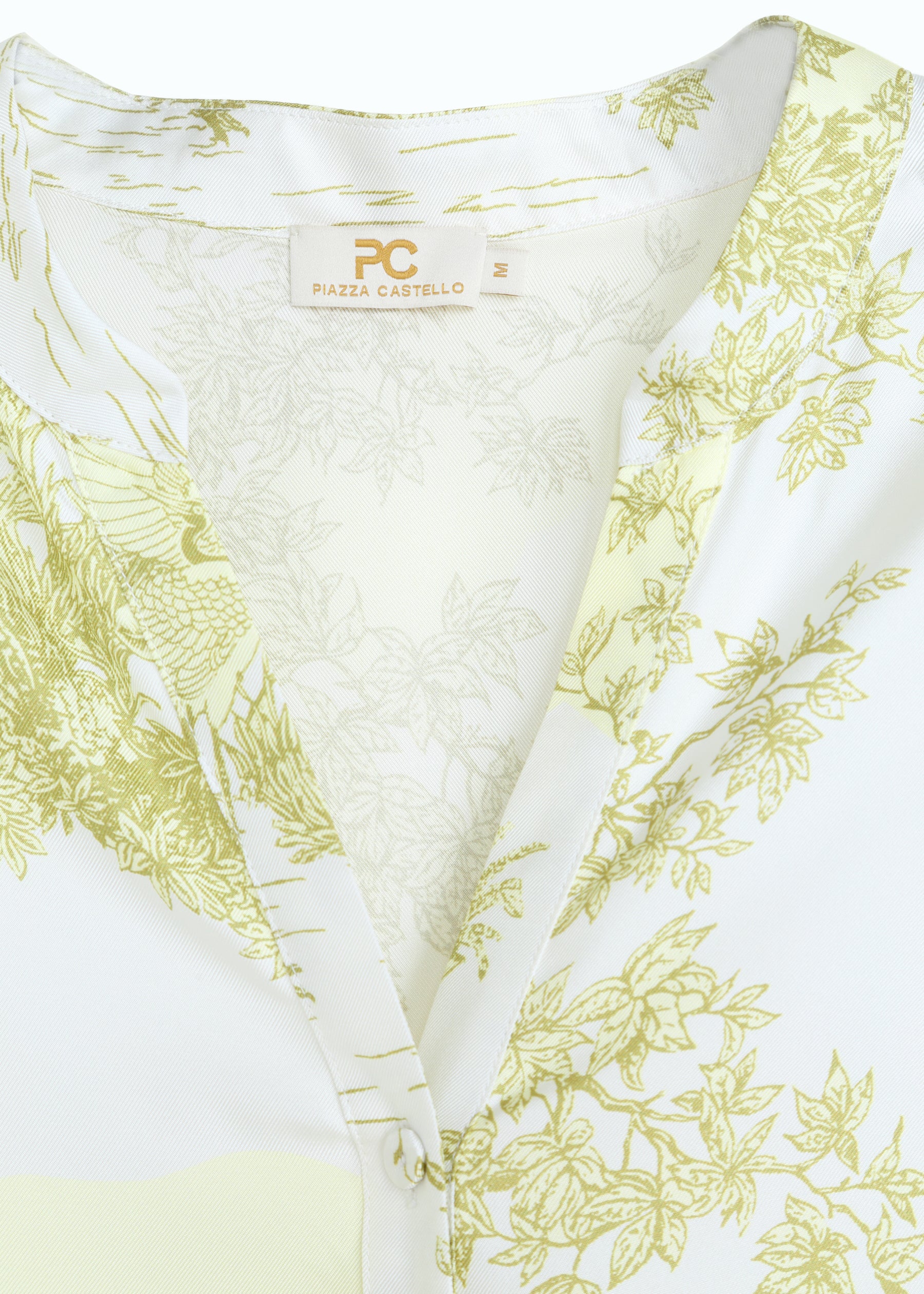 Toile De Jouy Silk Dress