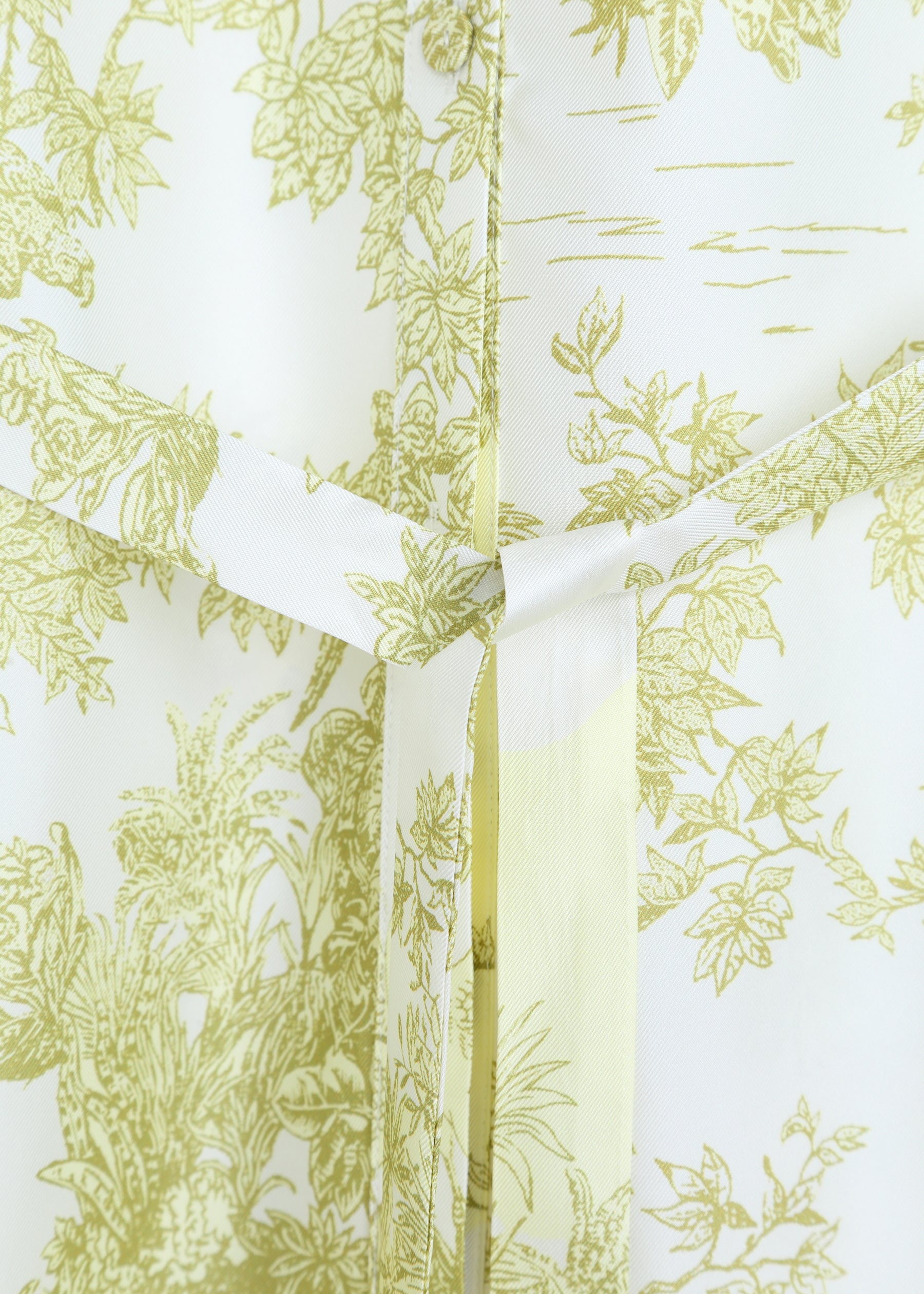 Toile De Jouy Silk Dress