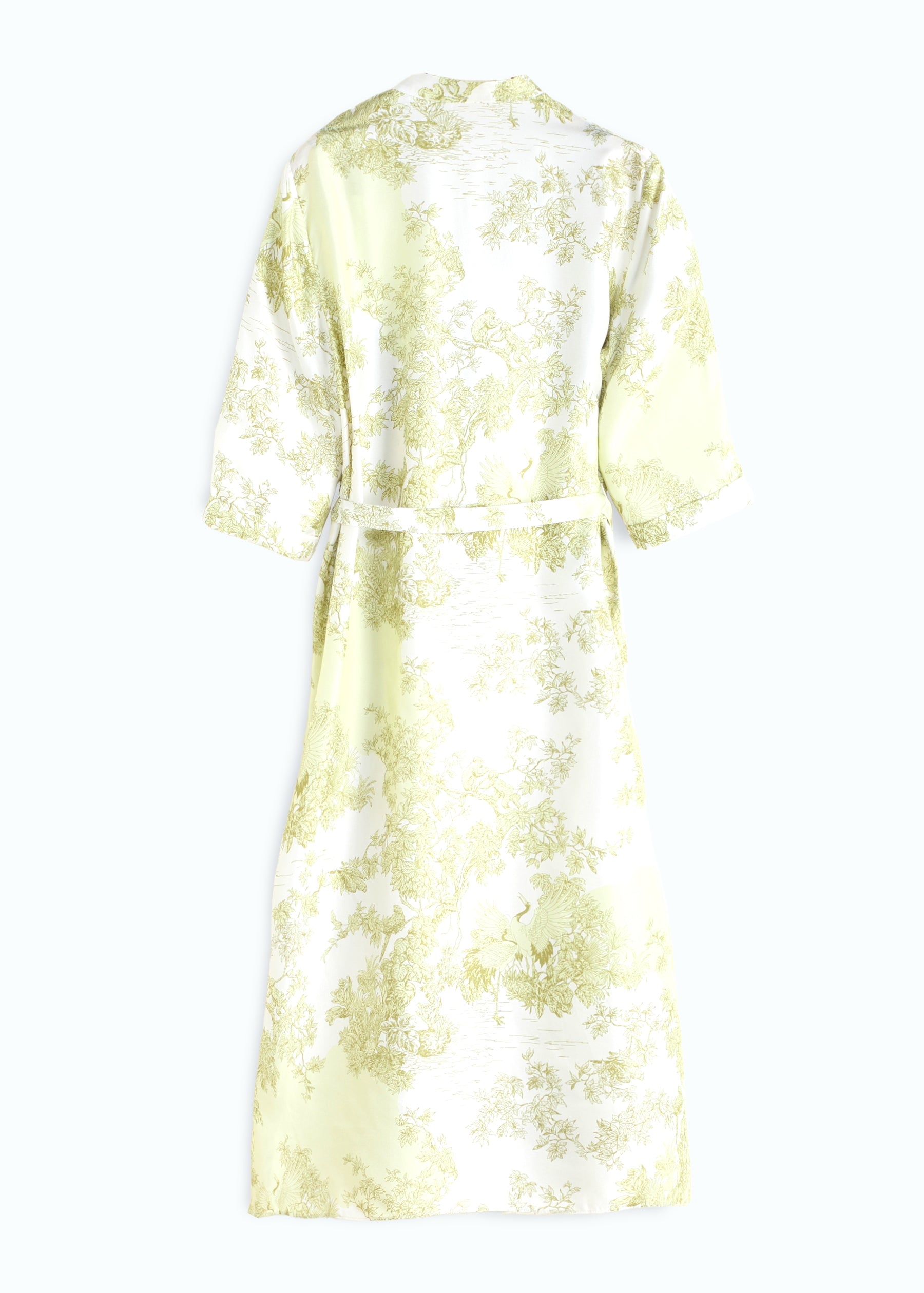 Toile De Jouy Silk Dress