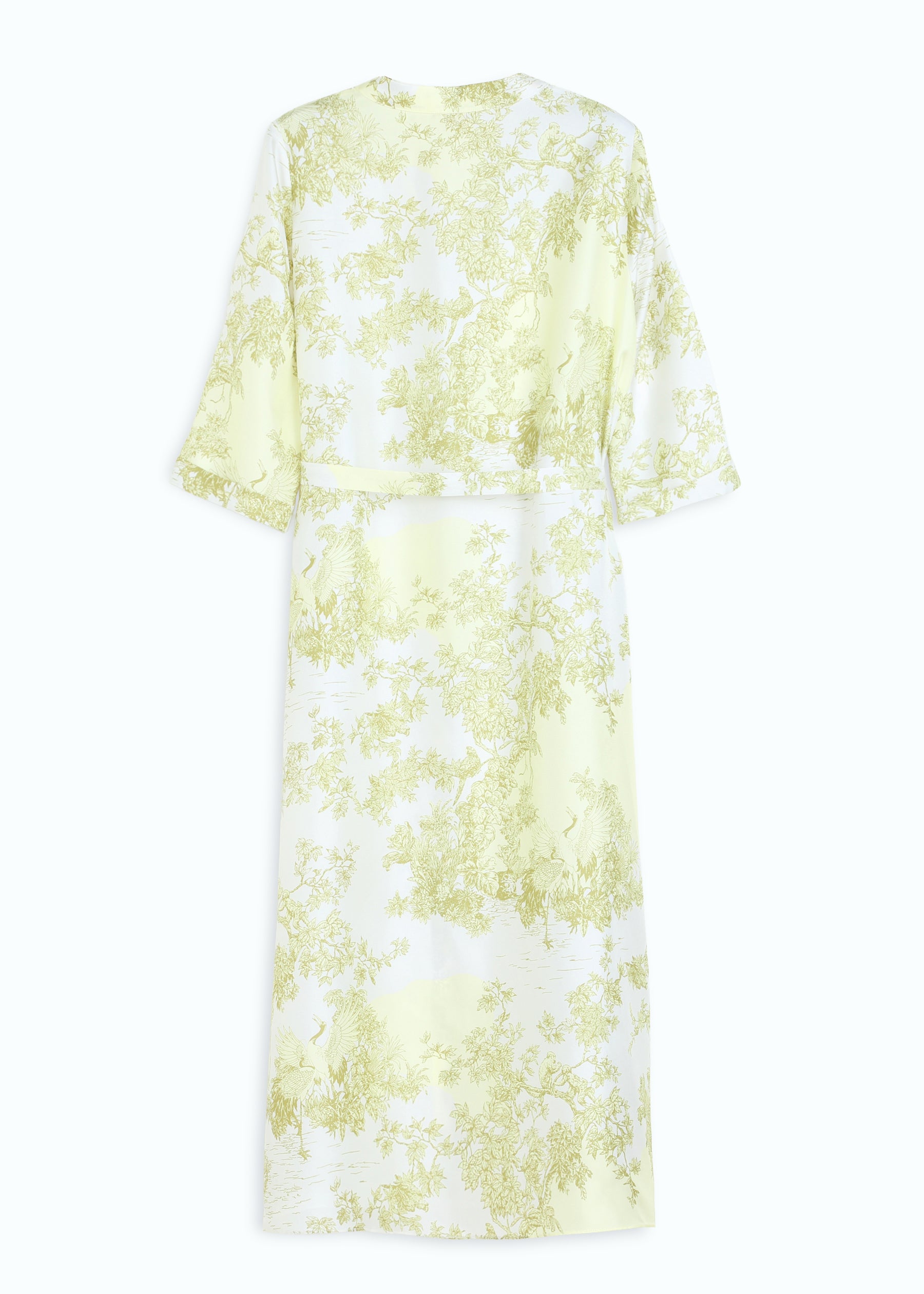 Toile De Jouy Silk Dress