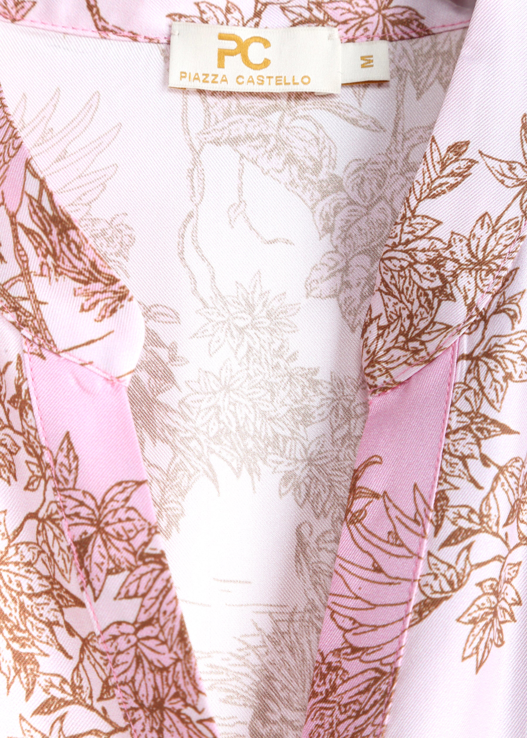 Toile De Jouy Silk Dress