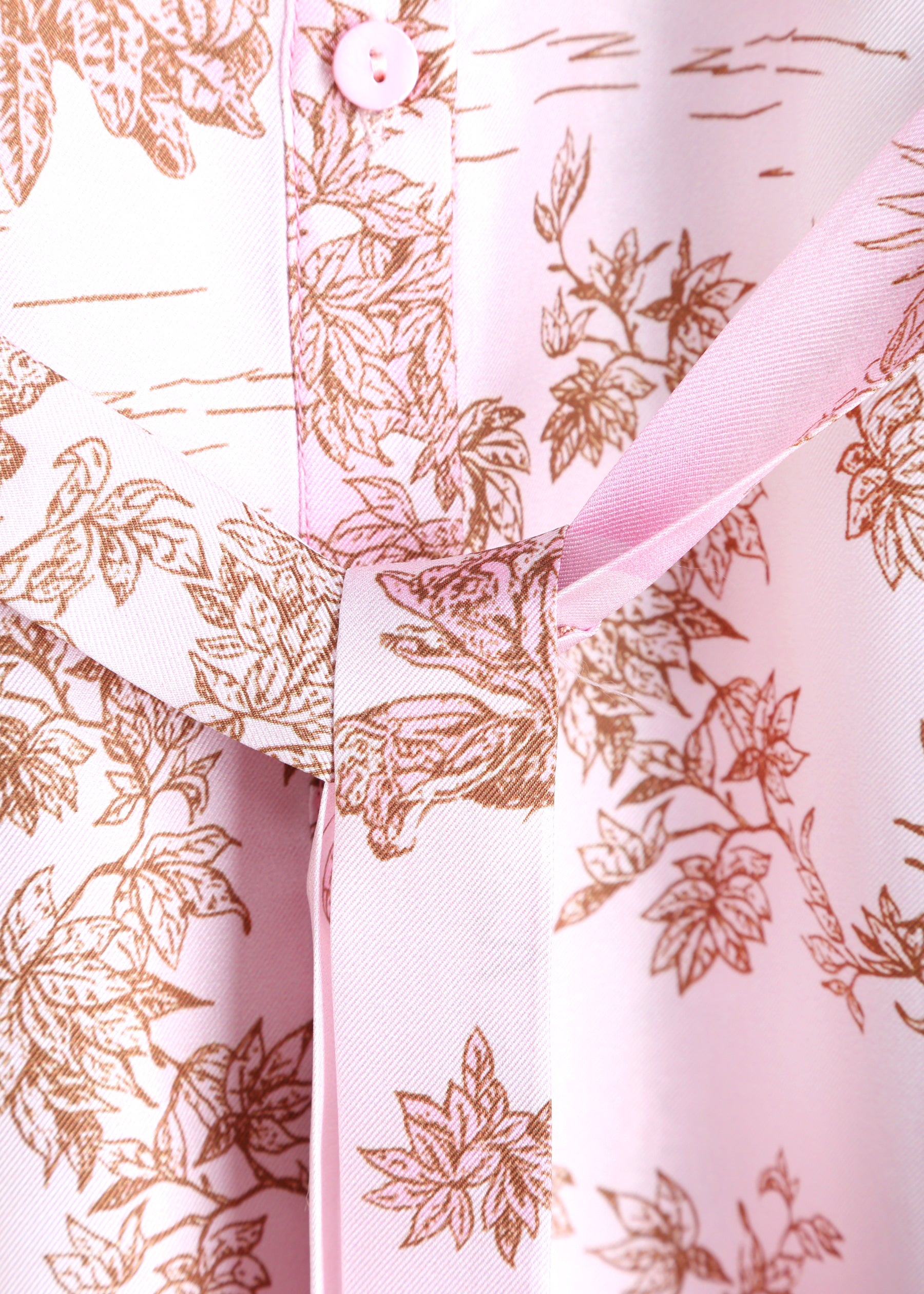 Toile De Jouy Silk Dress