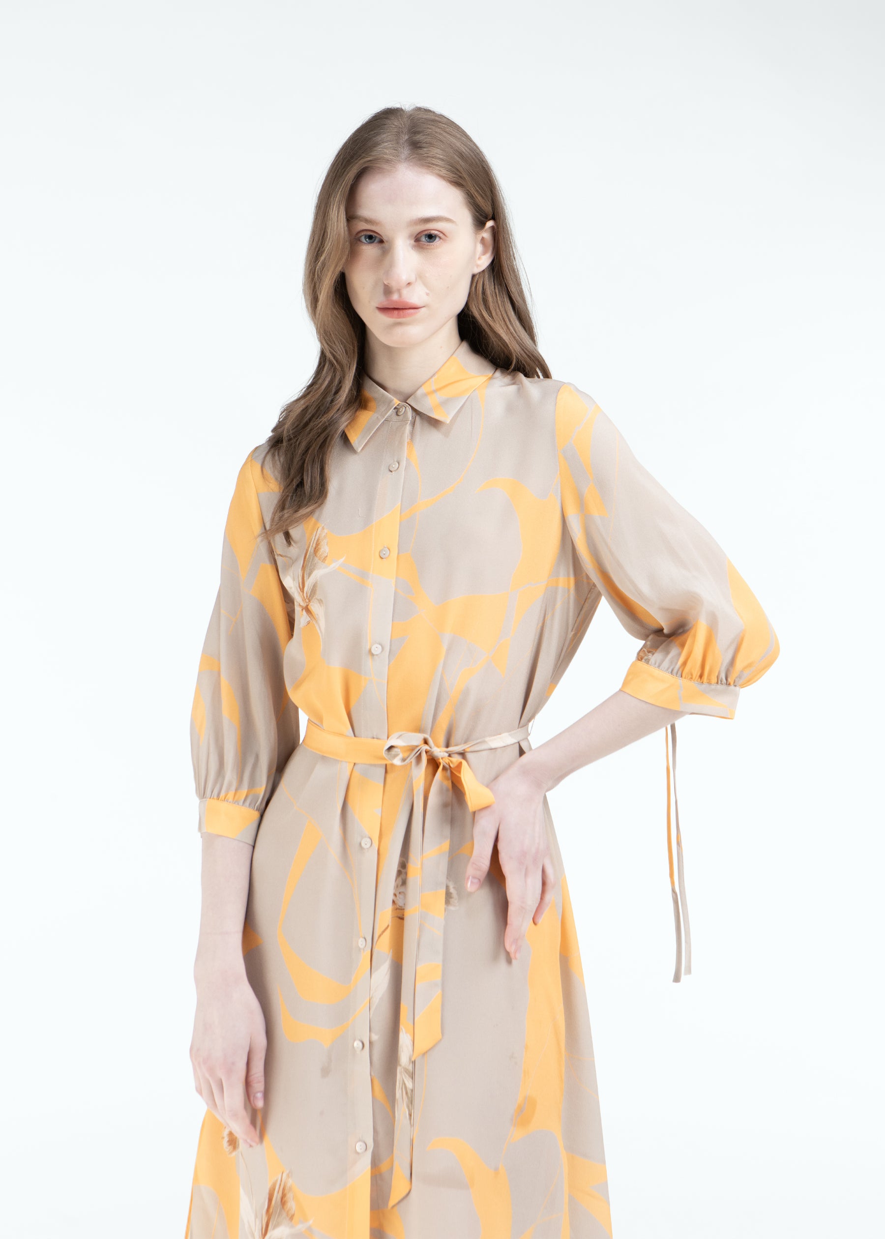 Zagara Silk Dress