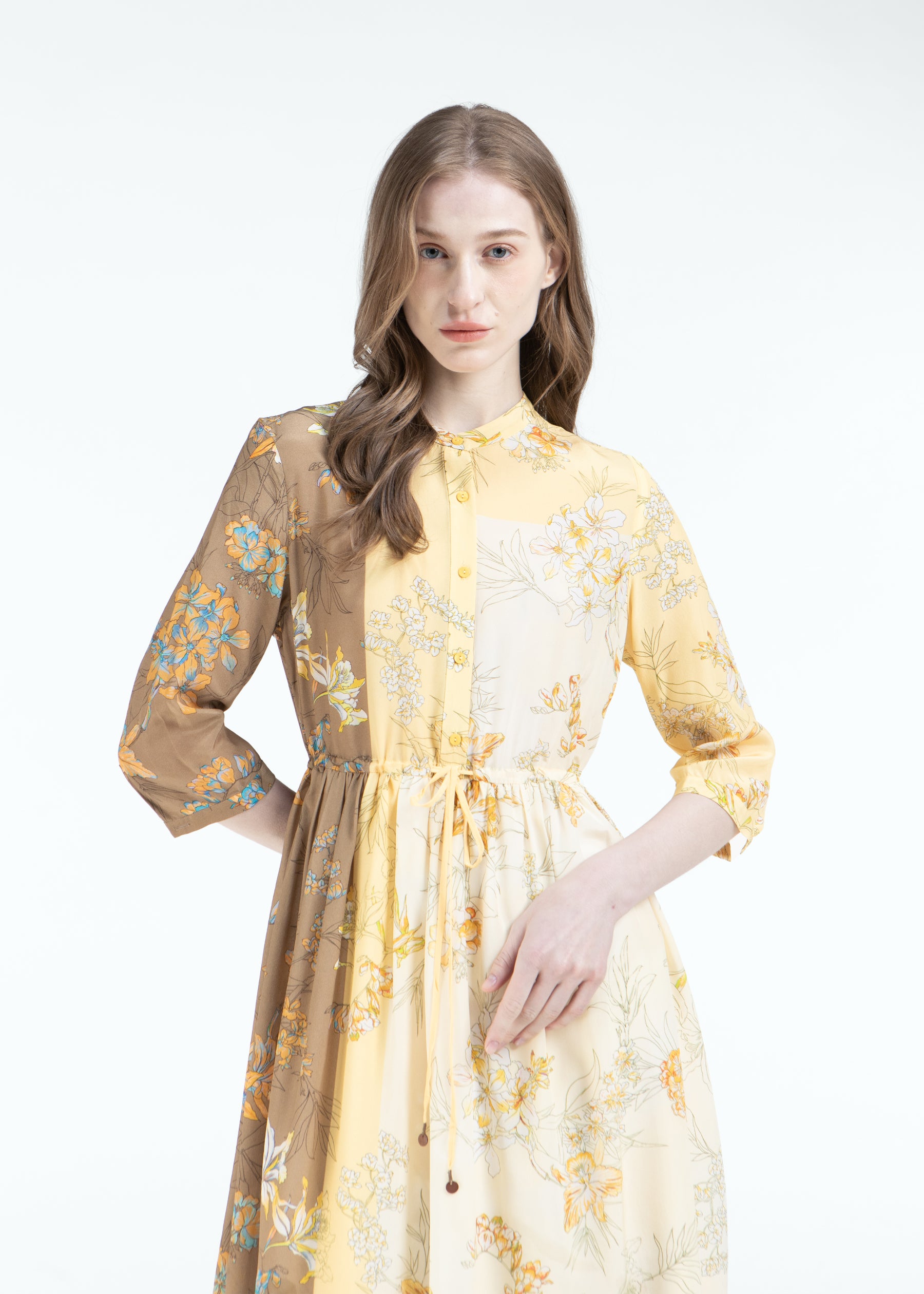 Solenne Silk Dress