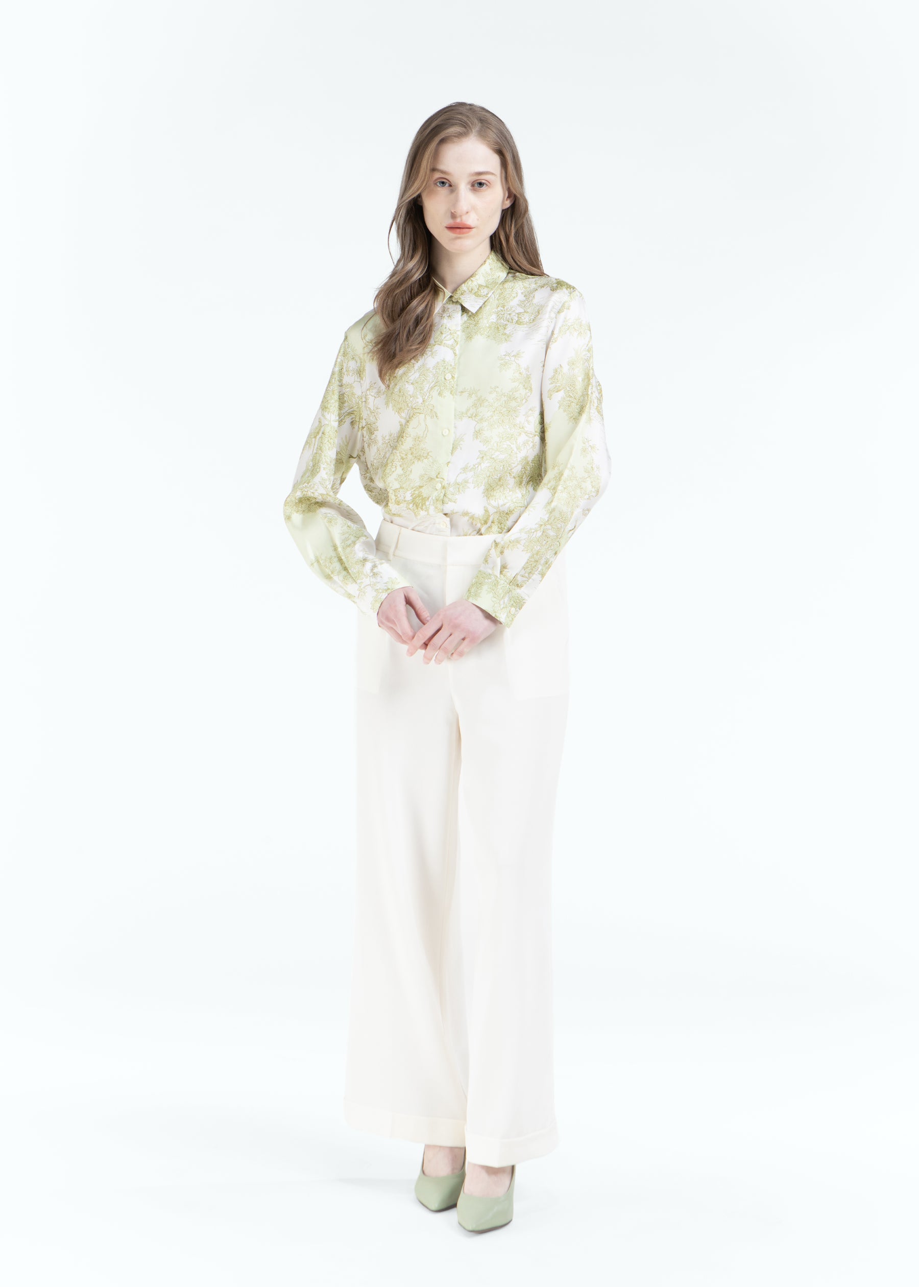 Toile De Jouy Silk Shirt