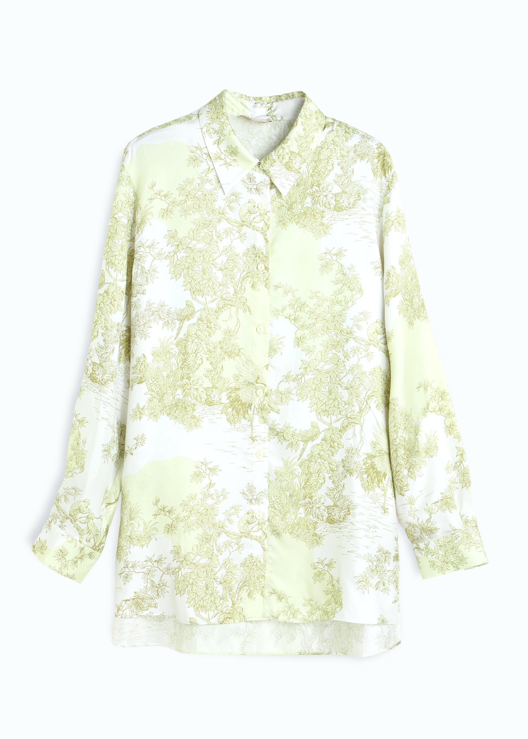 Toile De Jouy Silk Shirt