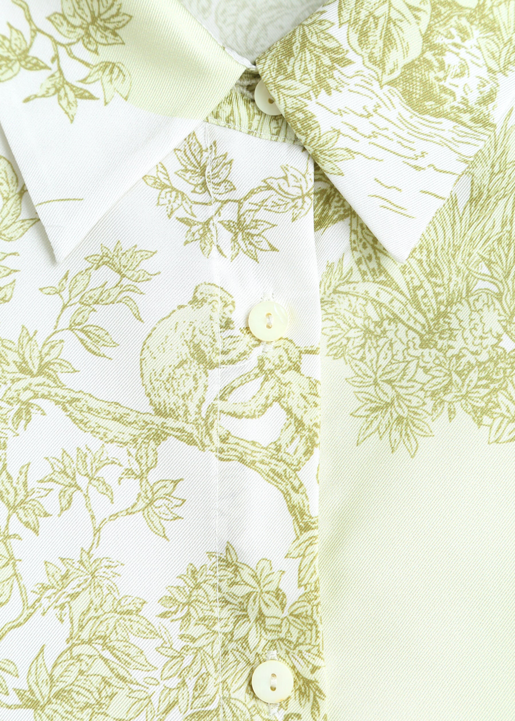 Toile De Jouy Silk Shirt