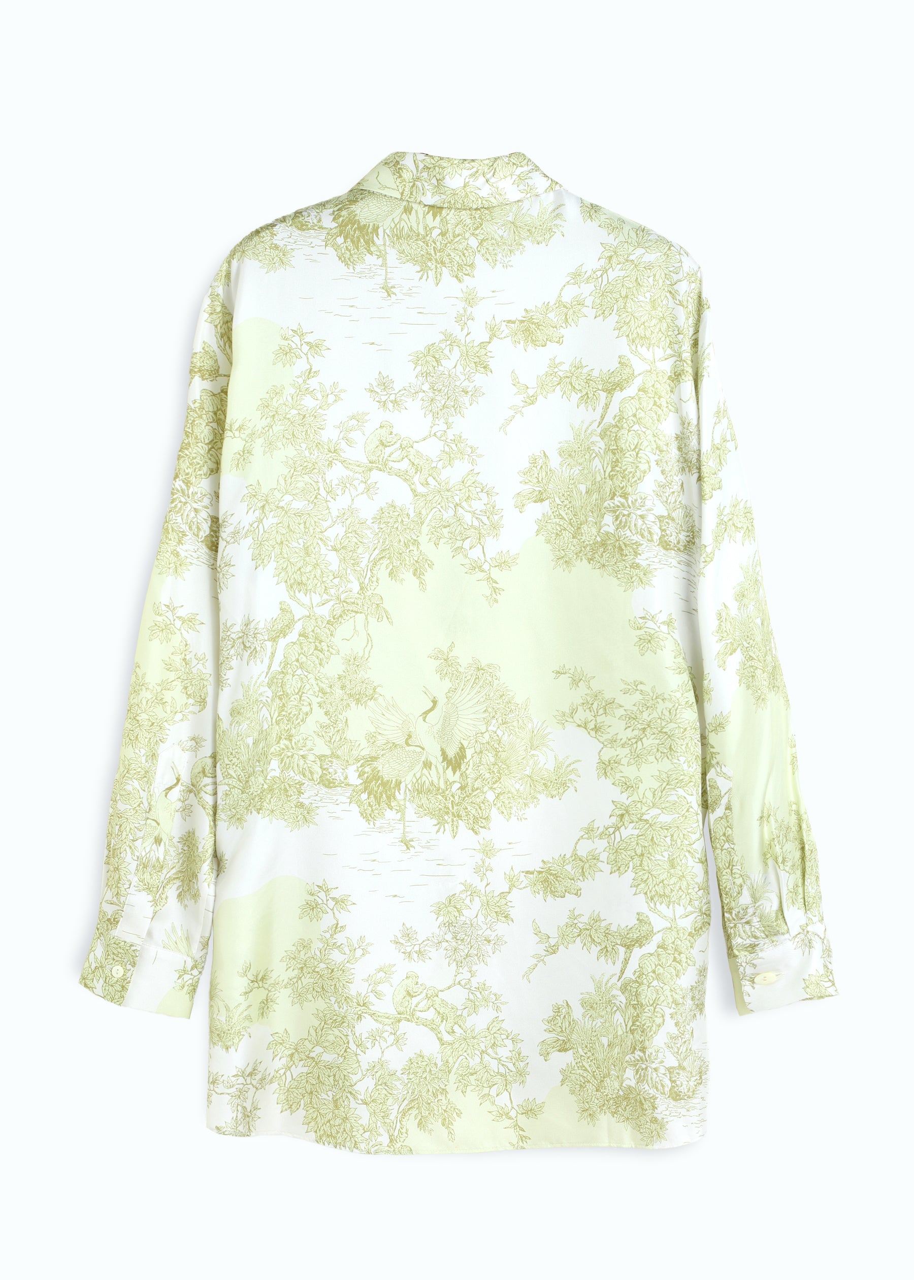 Toile De Jouy Silk Shirt