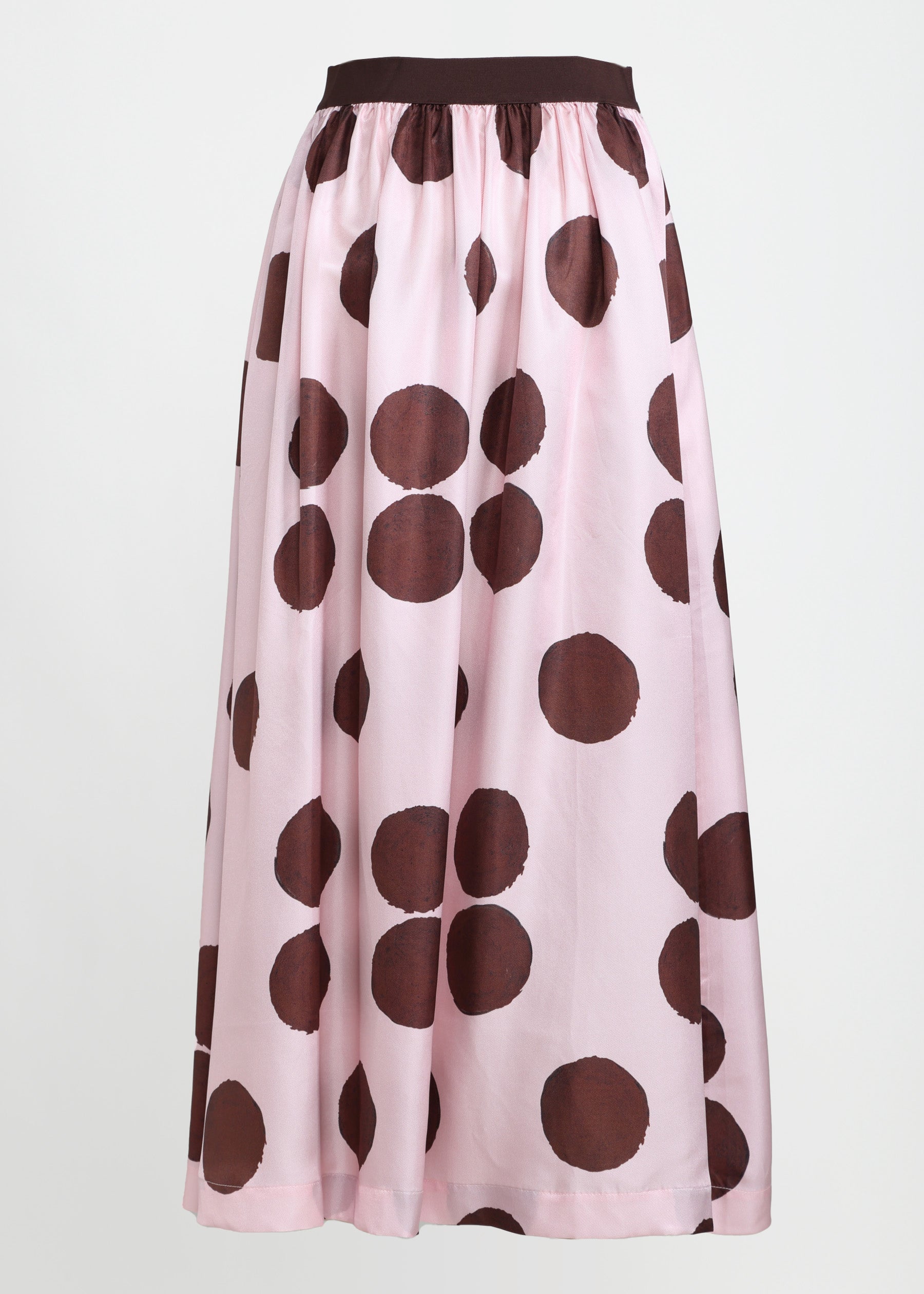 Arte Dot Silk Skirt