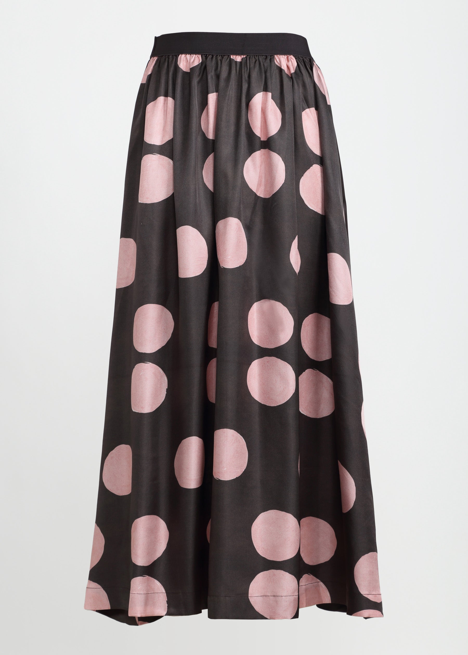 Arte Dot Silk Skirt